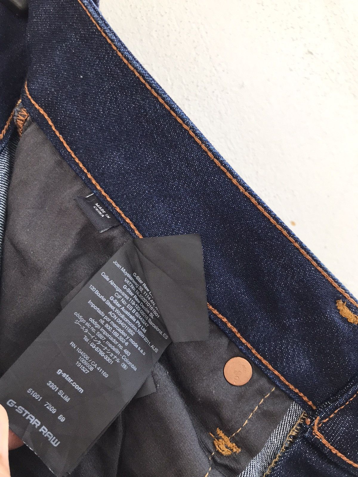 G-Star Gstar raw Distressed denim jeans Size US 30 / EU 46 - 19 Thumbnail
