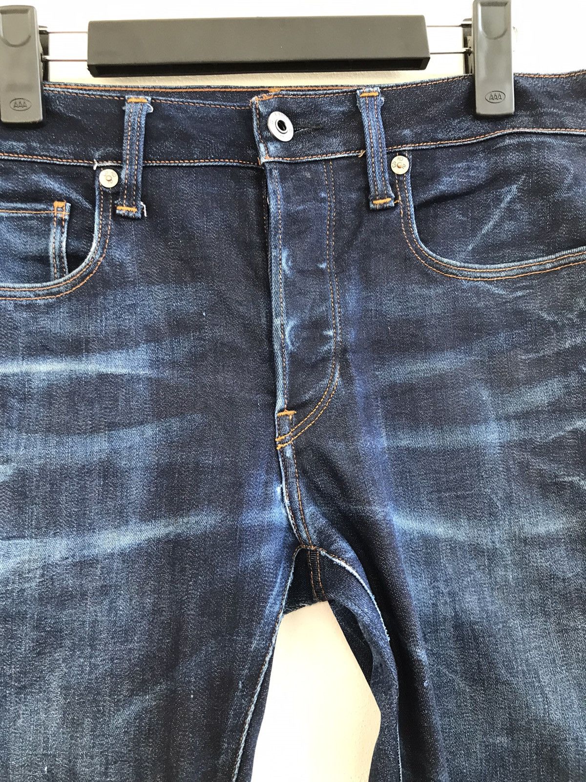 G-Star Gstar raw Distressed denim jeans Size US 30 / EU 46 - 8 Thumbnail