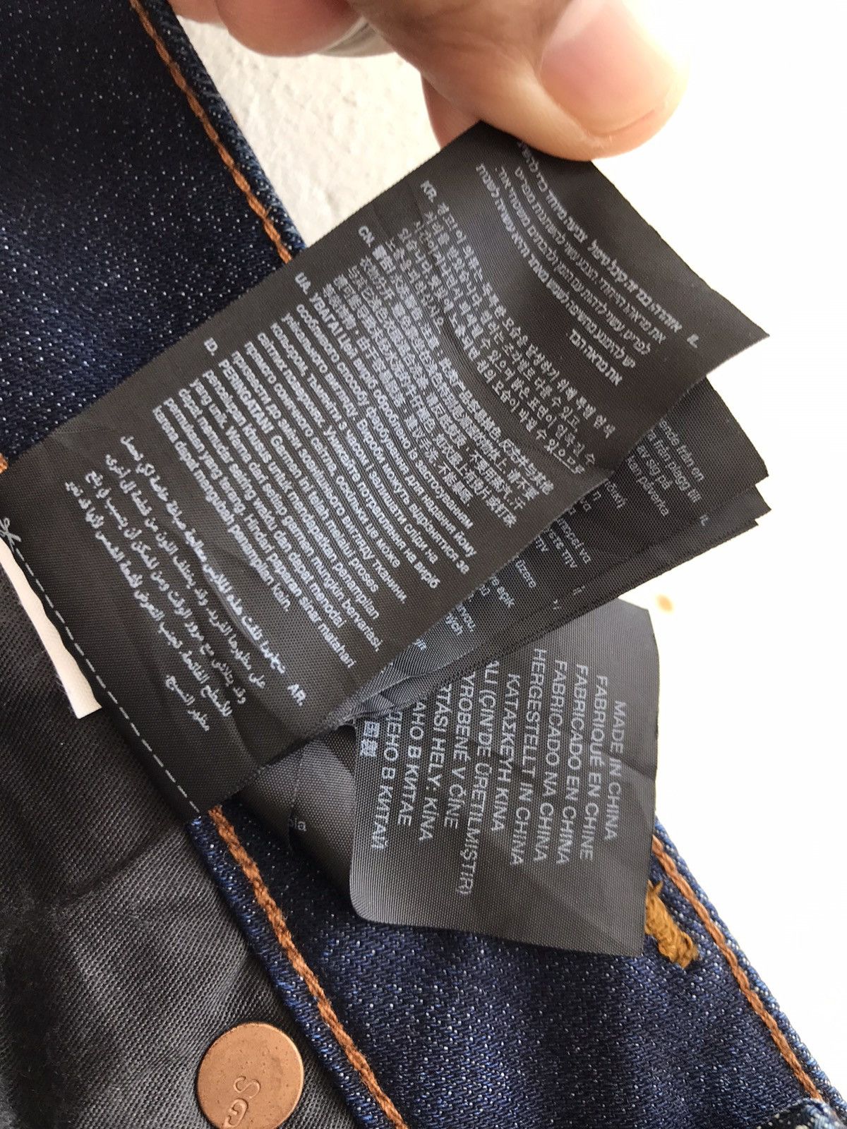 G-Star Gstar raw Distressed denim jeans Size US 30 / EU 46 - 24 Thumbnail