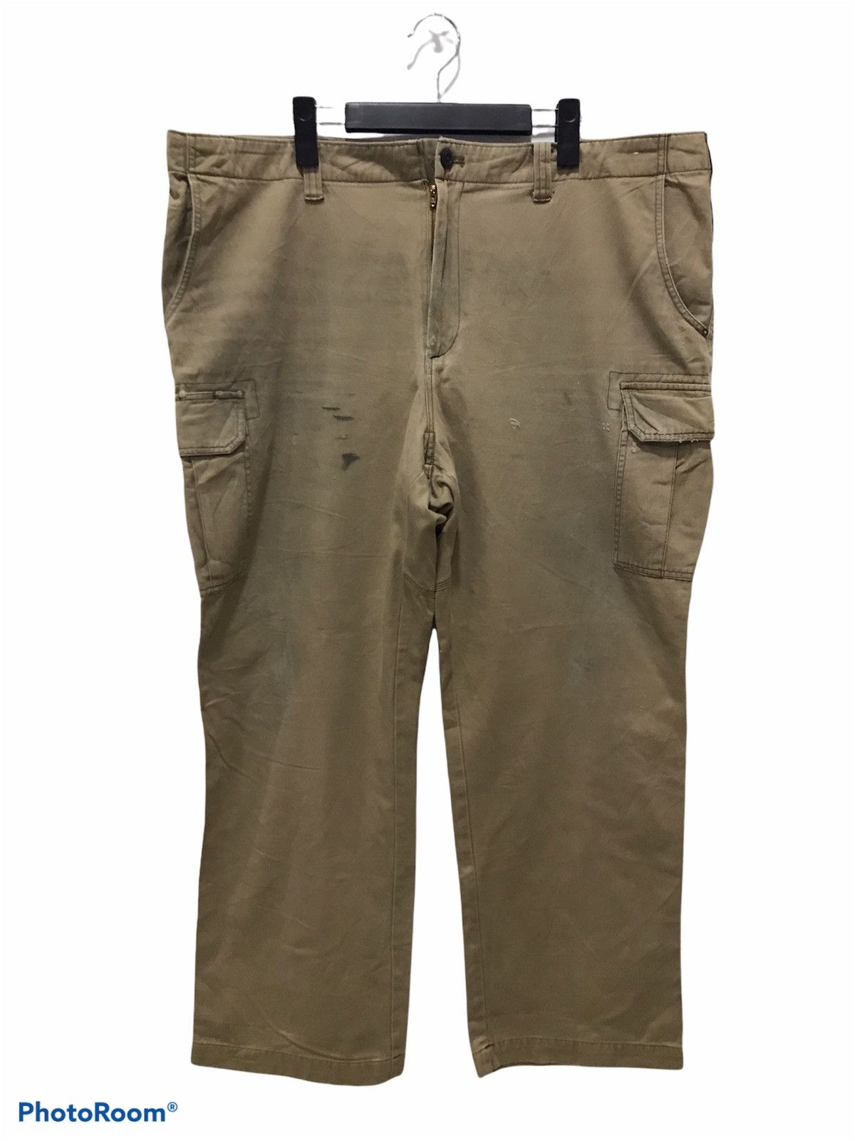 image of Burtle Workwear Multipocket Utility Cargo Pants in Khaki, Men's (Size 42)