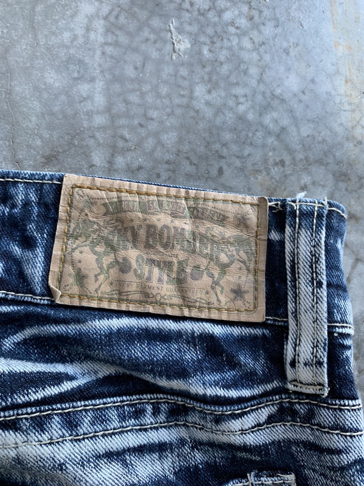 Japanese Brand × Seditionaries JapaneseBrand Skybomber Distressed Studded Skinny Fit Denim Size US 29 - 8 Thumbnail