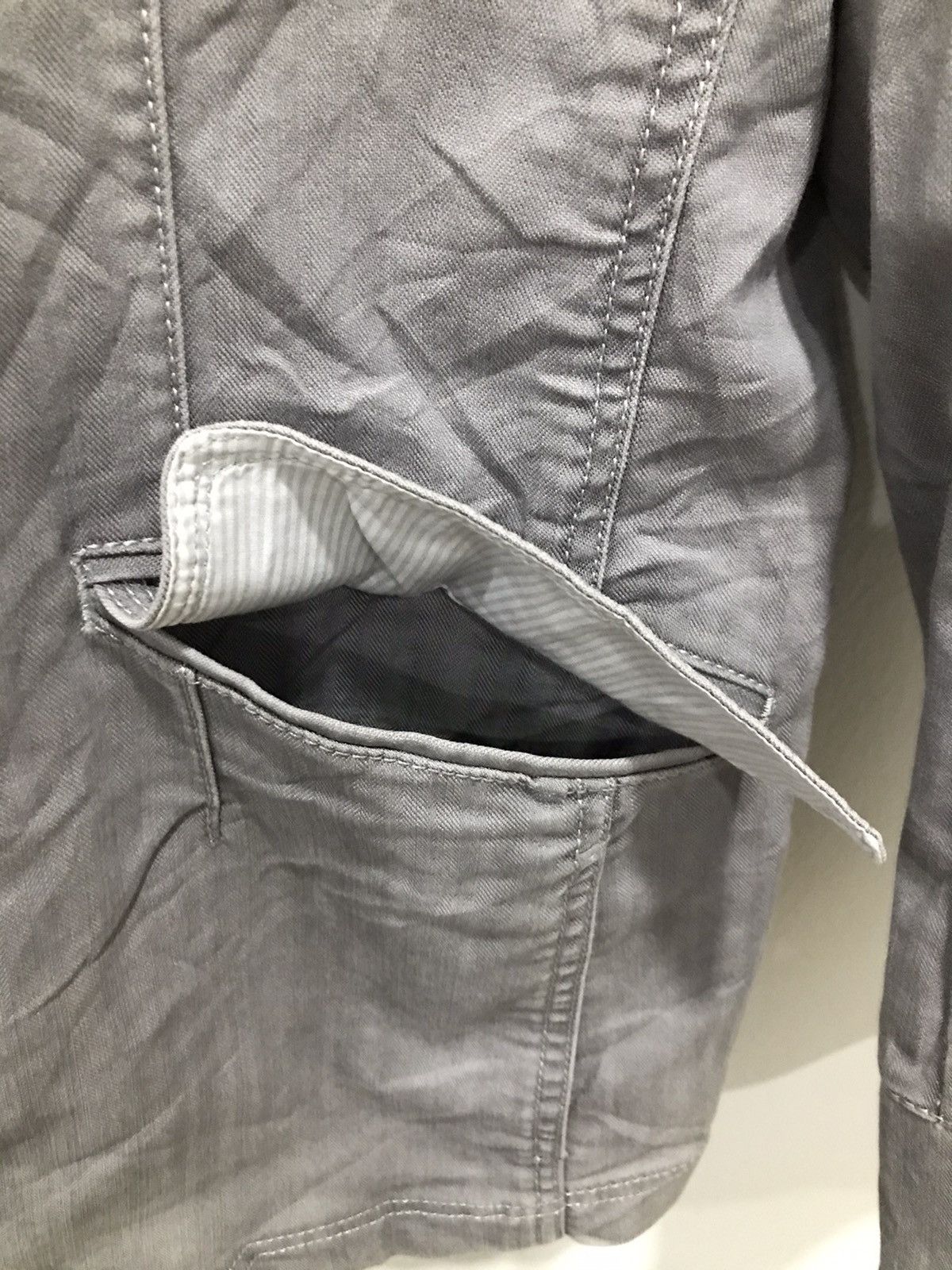 Japanese Brand Intermezzo grey casual Blazer Size 38R - 11 Thumbnail