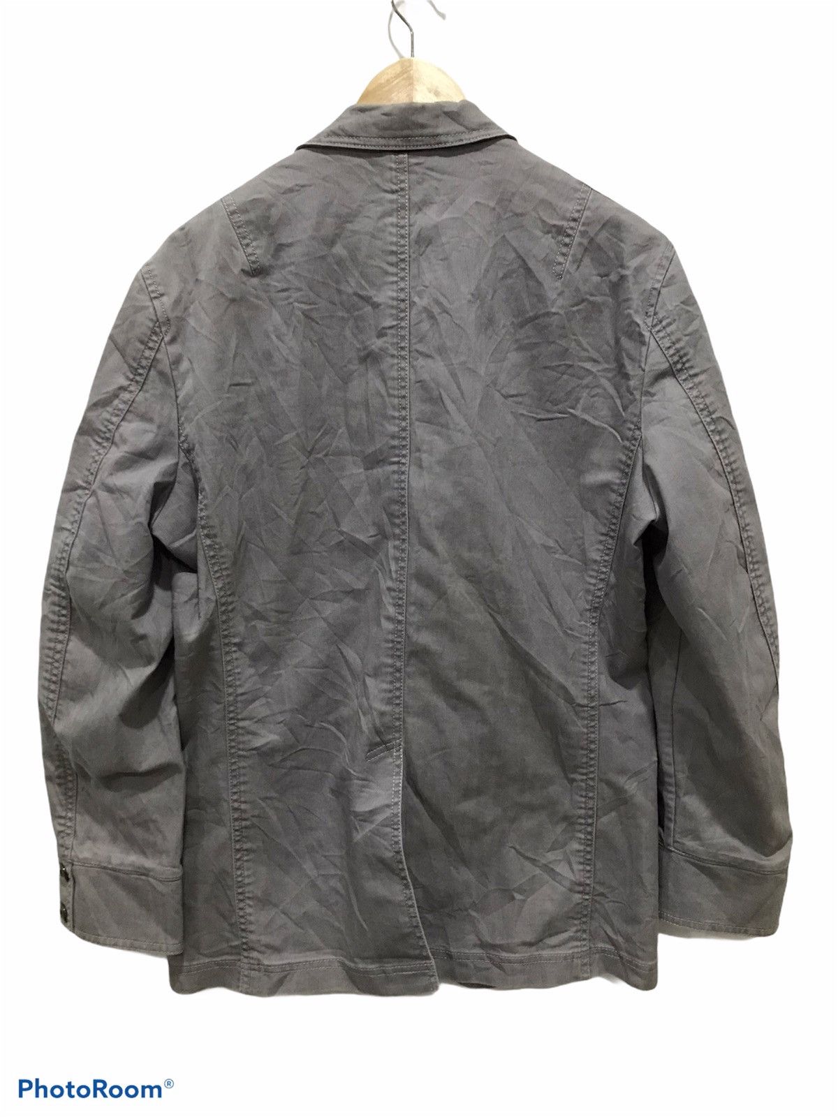 Japanese Brand Intermezzo grey casual Blazer Size 38R - 3 Thumbnail
