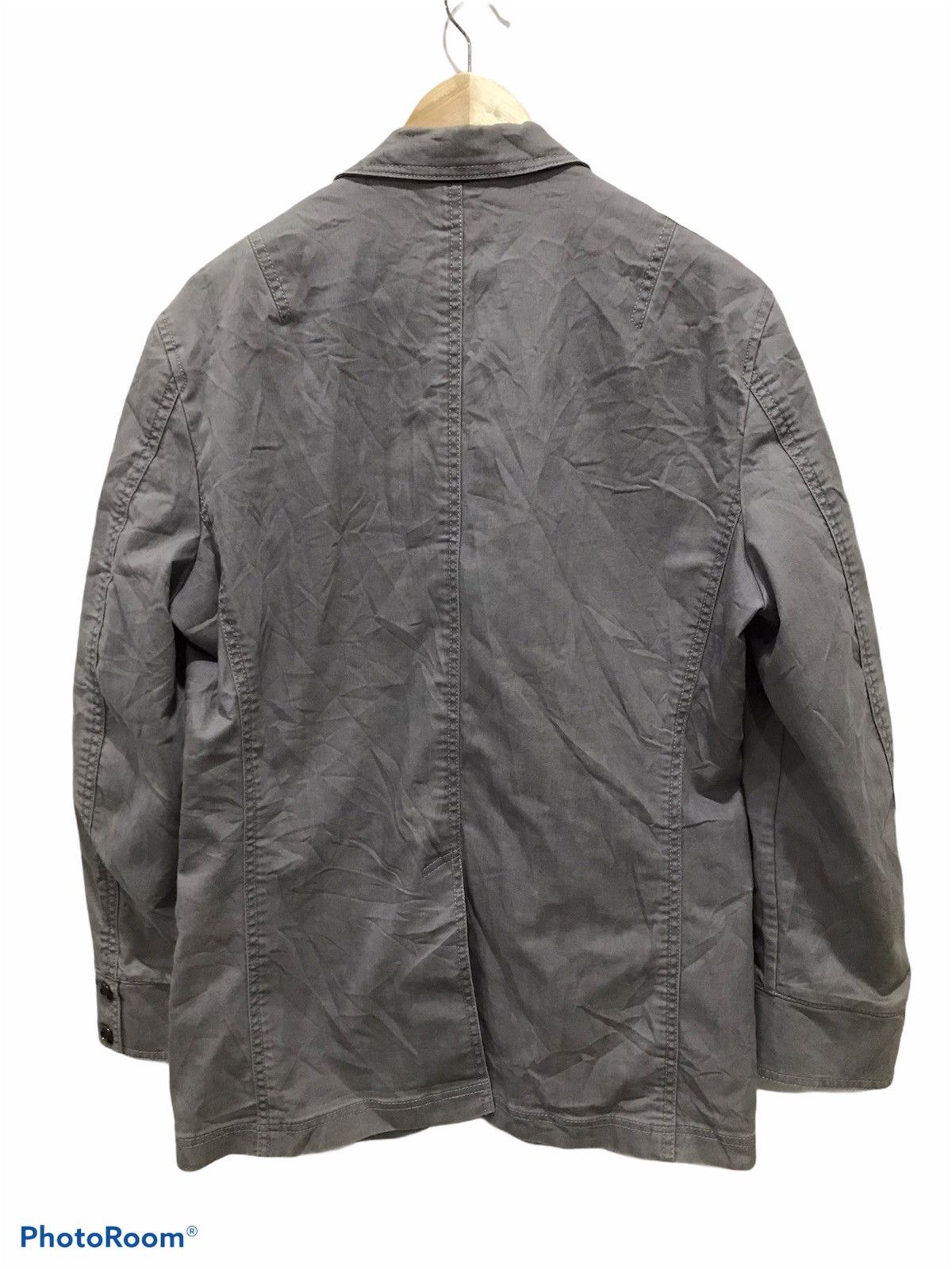 Japanese Brand Intermezzo grey casual Blazer Size 38R - 2 Thumbnail