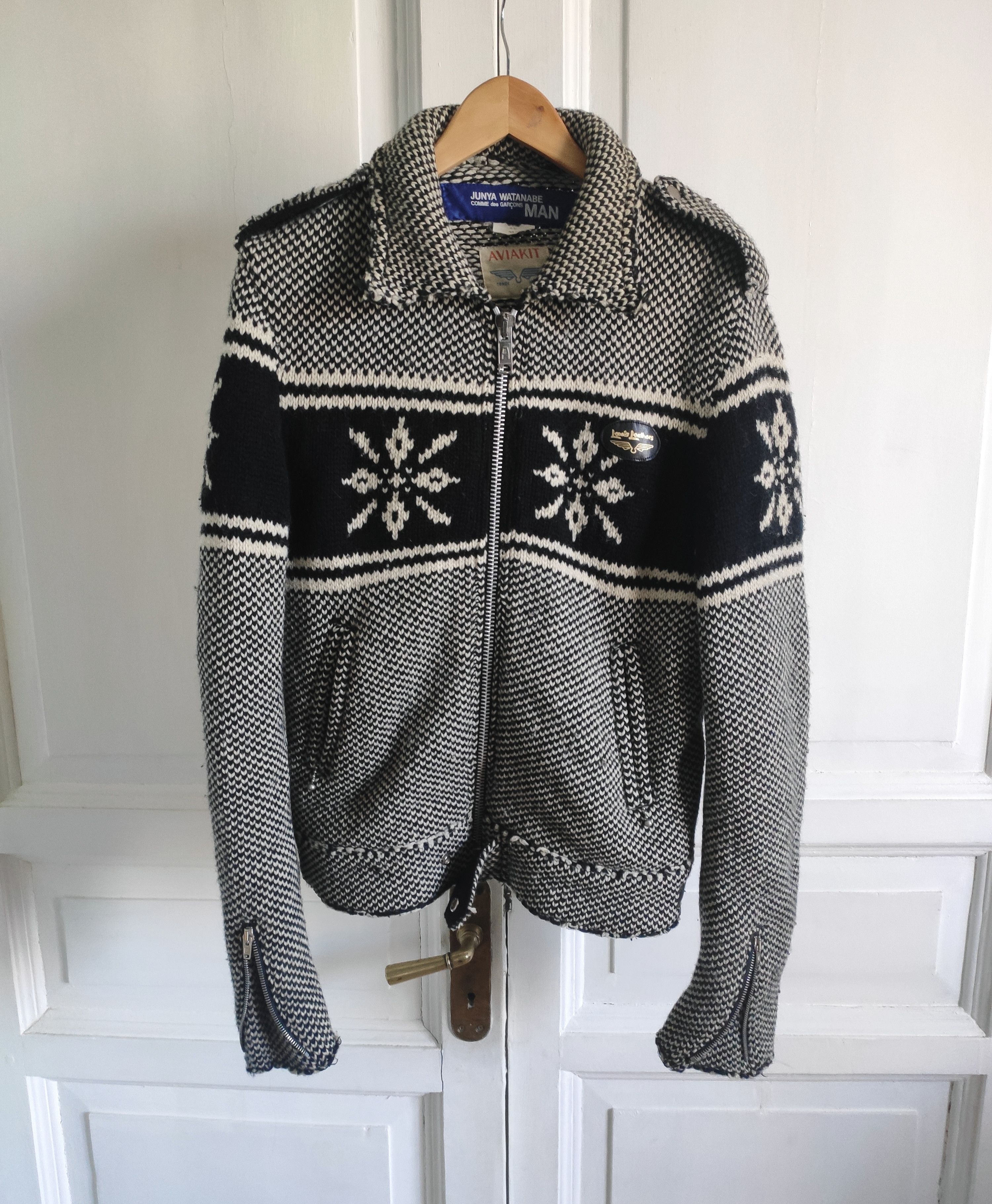 Comme des Garcons GRAIL! FW2003 wool rider jacket Size US M / EU 48-50 / 2 - 1 Thumbnail