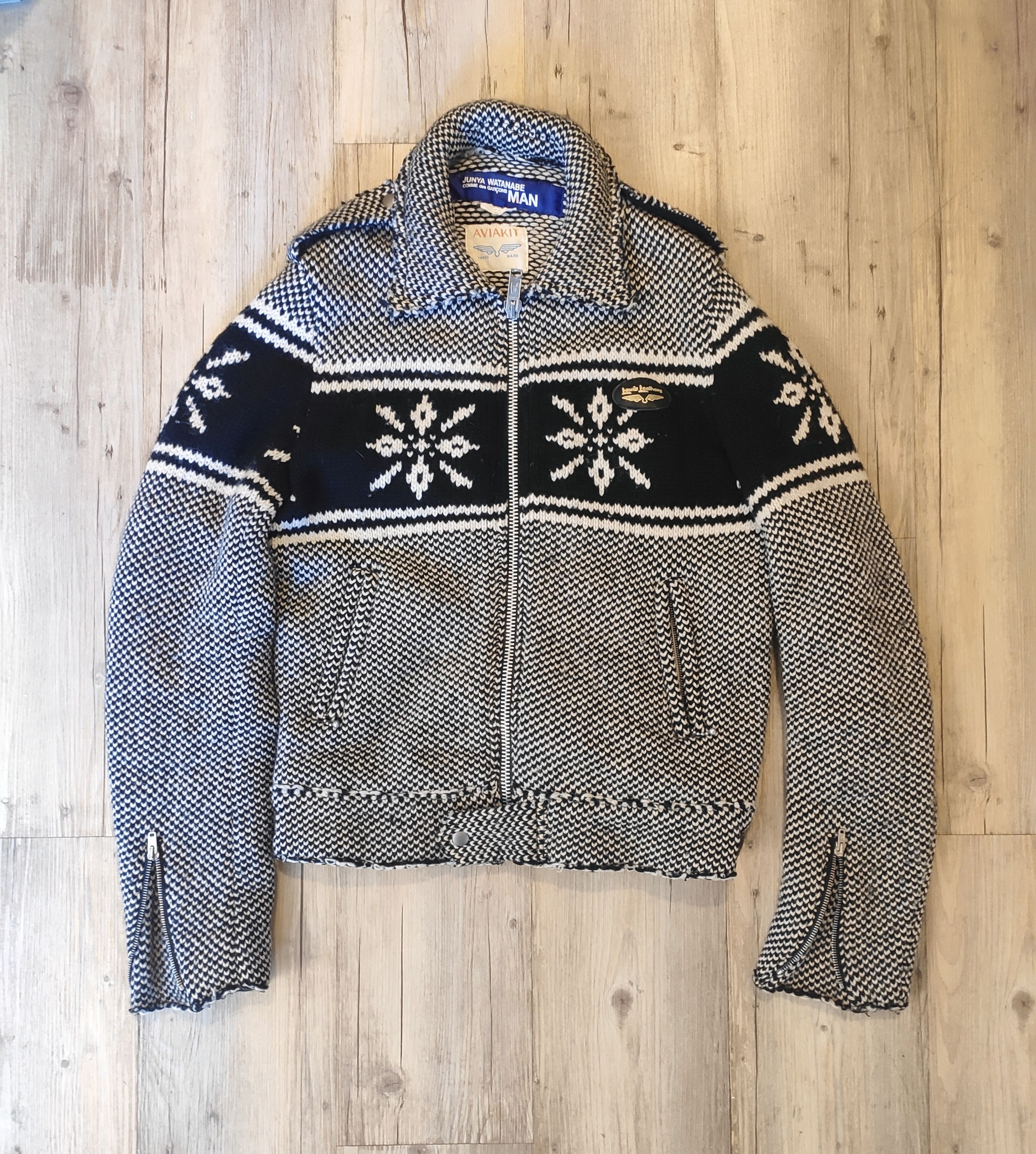 Comme des Garcons GRAIL! FW2003 wool rider jacket Size US M / EU 48-50 / 2 - 3 Thumbnail