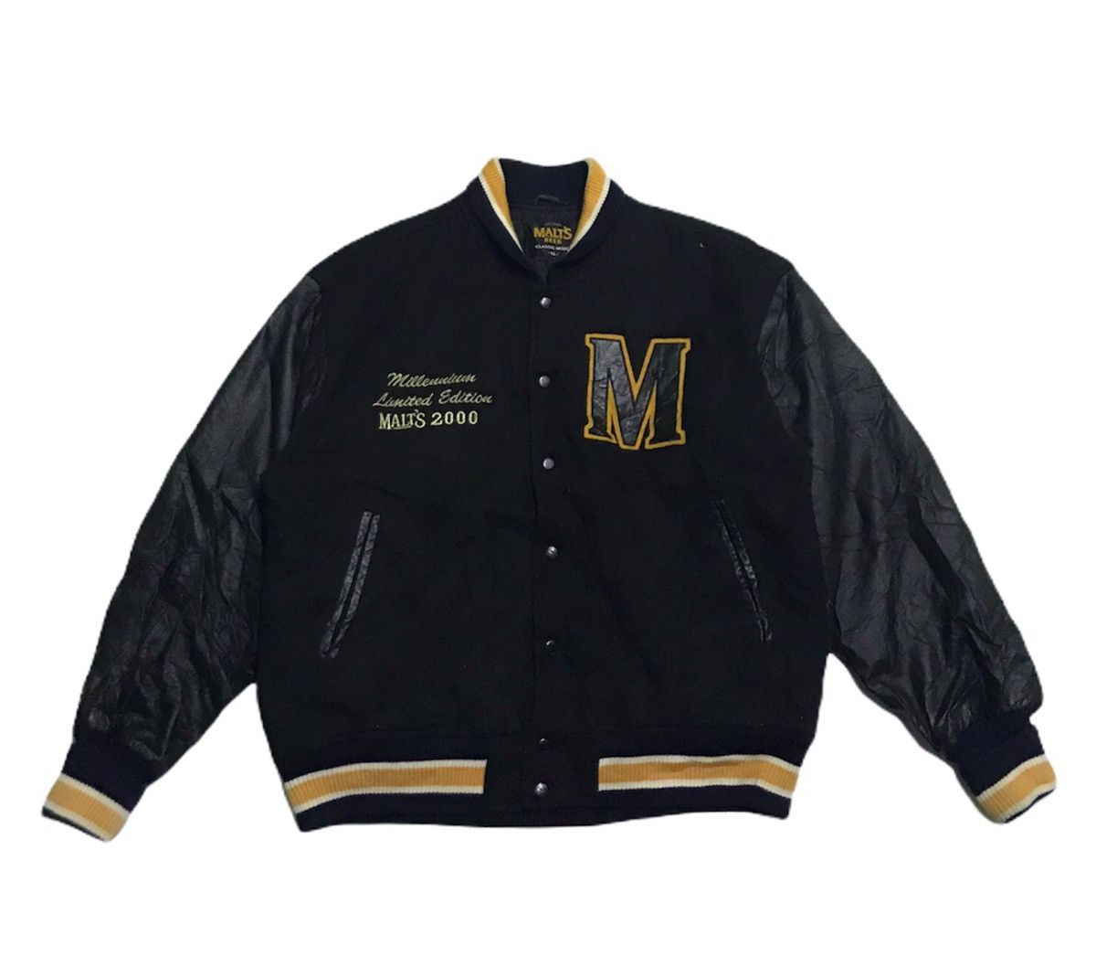 Vintage vtg Malt’s Varsity jacket Size US L / EU 52-54 / 3 - 1 Thumbnail