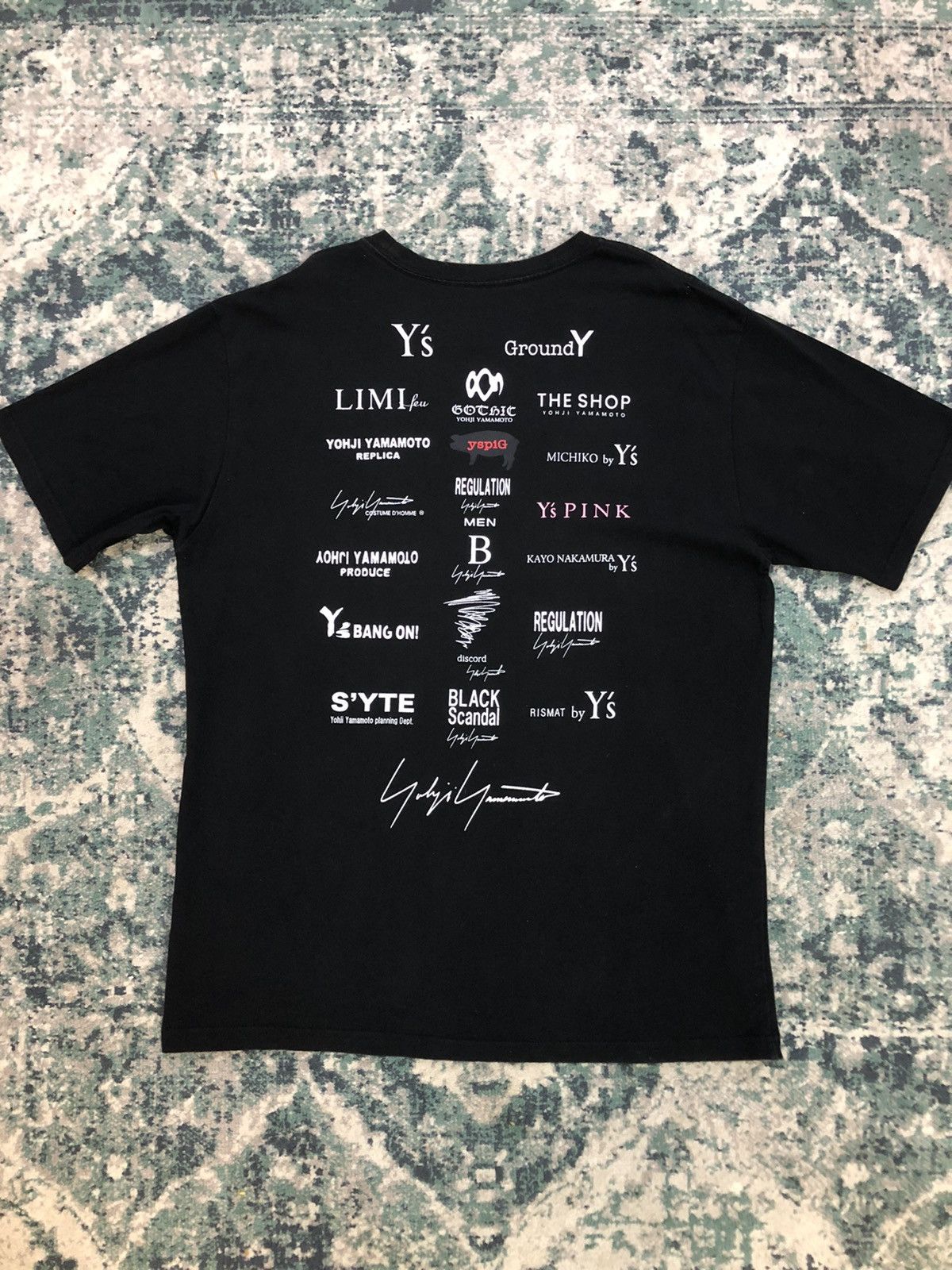Ground Y AW20 Yohji Yamamoto X New Era 100th Anniversary All Logo Size US XL / EU 56 / 4 - 2 Thumbnail