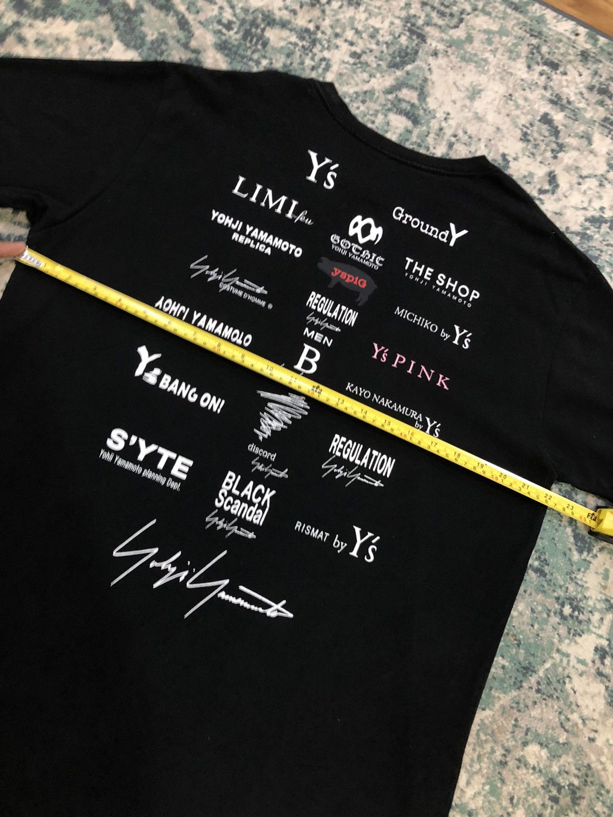 Ground Y AW20 Yohji Yamamoto X New Era 100th Anniversary All Logo Size US XL / EU 56 / 4 - 14 Thumbnail