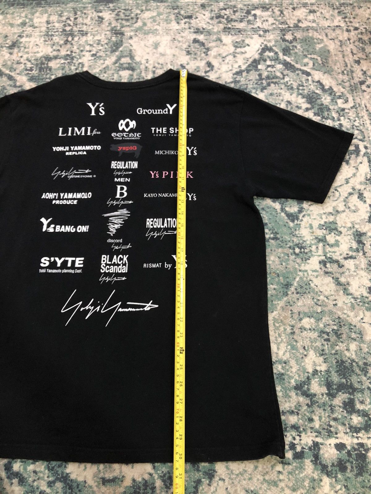 Ground Y AW20 Yohji Yamamoto X New Era 100th Anniversary All Logo Size US XL / EU 56 / 4 - 13 Thumbnail