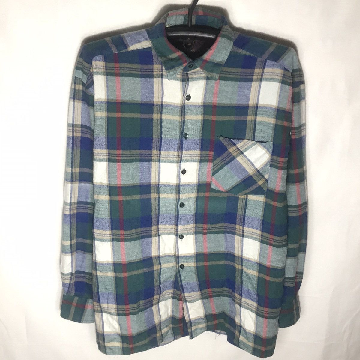 Flannel Vintage workwear flannel shirt Travis Scott style size M Size US M / EU 48-50 / 2 - 2 Thumbnail