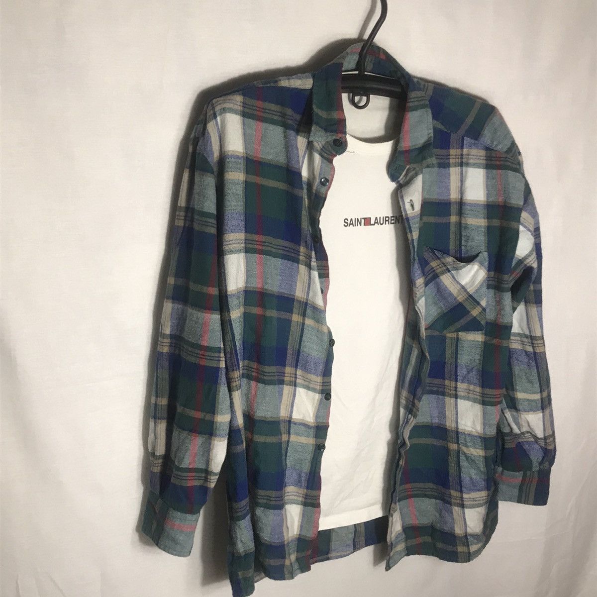 Flannel Vintage workwear flannel shirt Travis Scott style size M Size US M / EU 48-50 / 2 - 4 Thumbnail