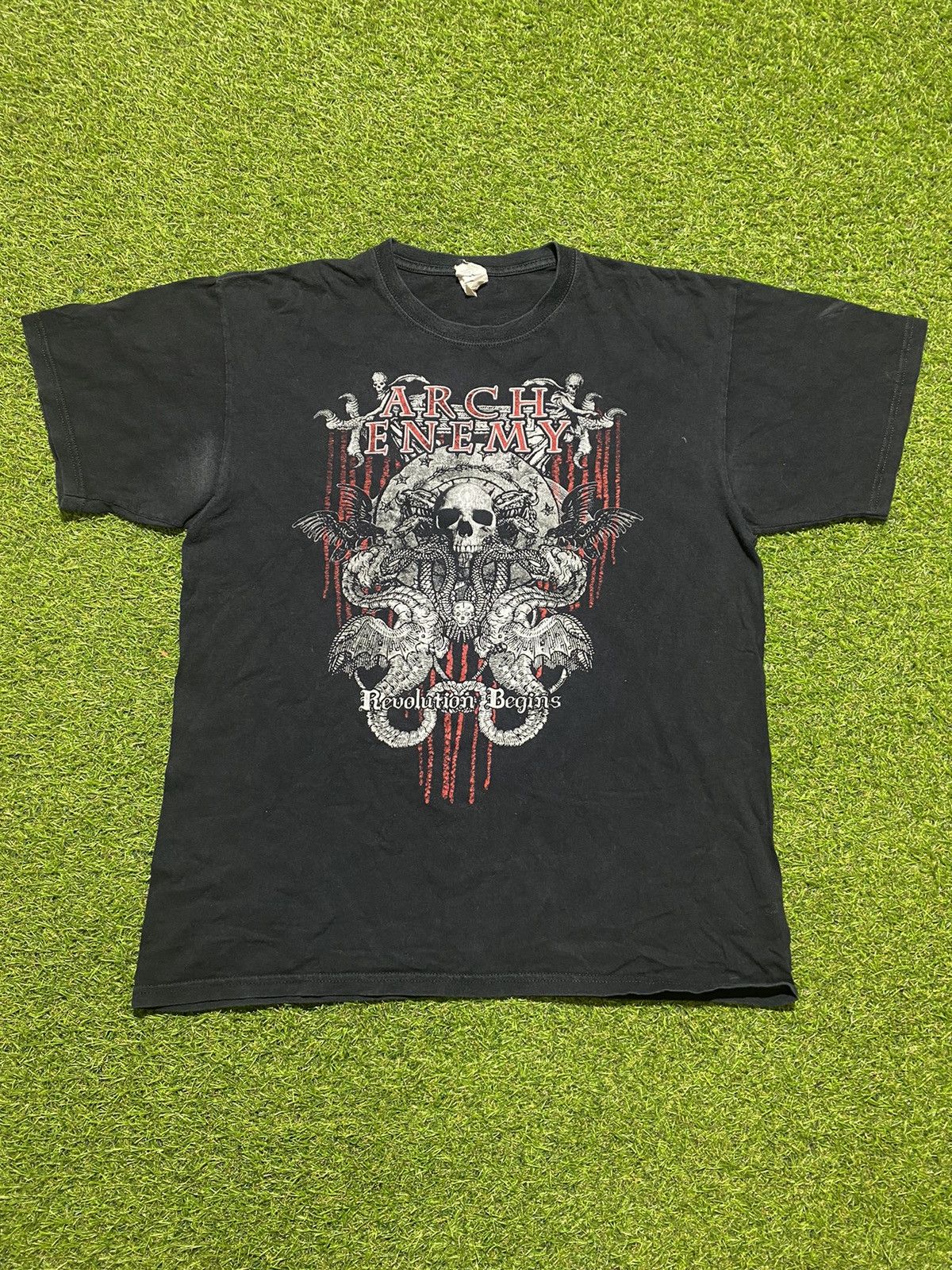 Band Tees Vintage Arch Enemy band tee rock band big logo y2k size L Size US L / EU 52-54 / 3 - 1 Thumbnail