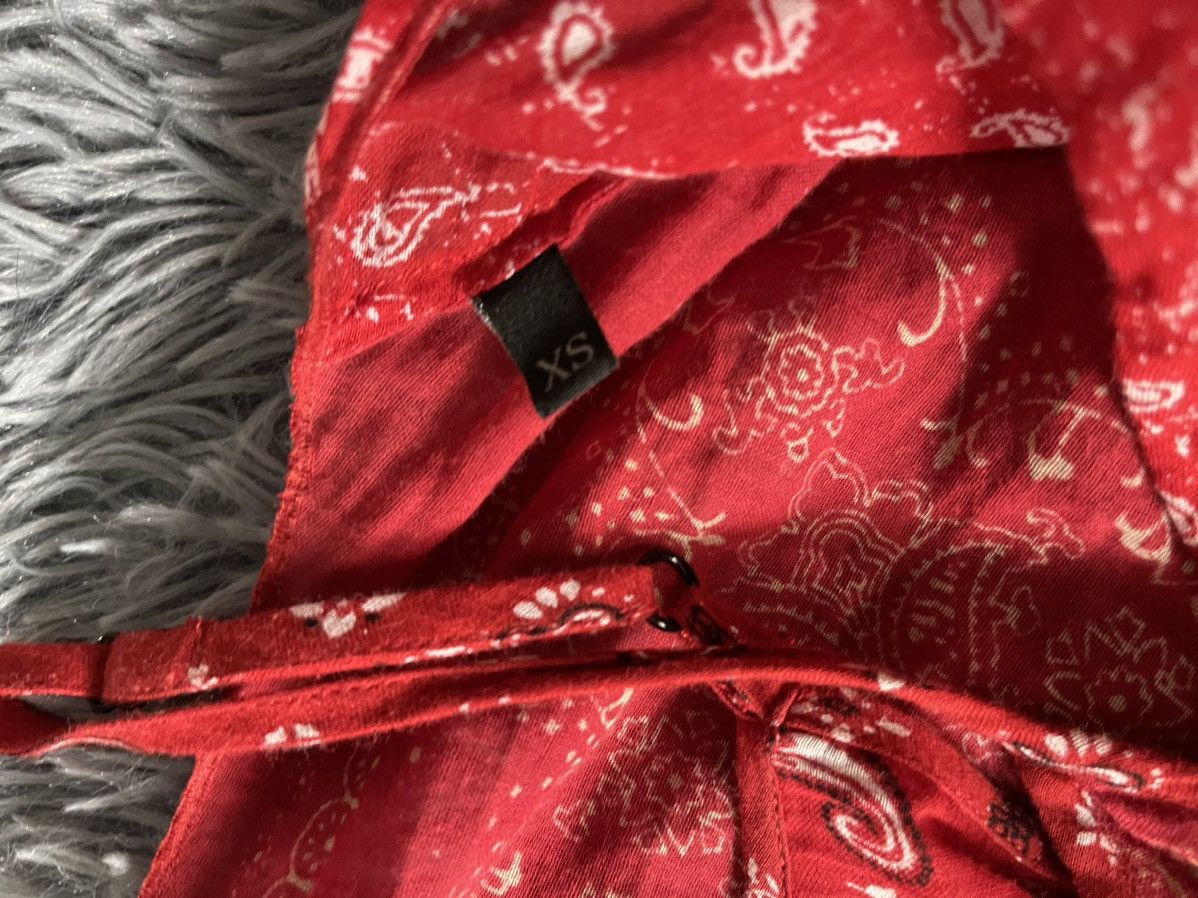 Diesel × Vintage Diesel avant garde bandana print red dress (298$ RRP) Size XS / US 0-2 / IT 36-38 - 5 Thumbnail