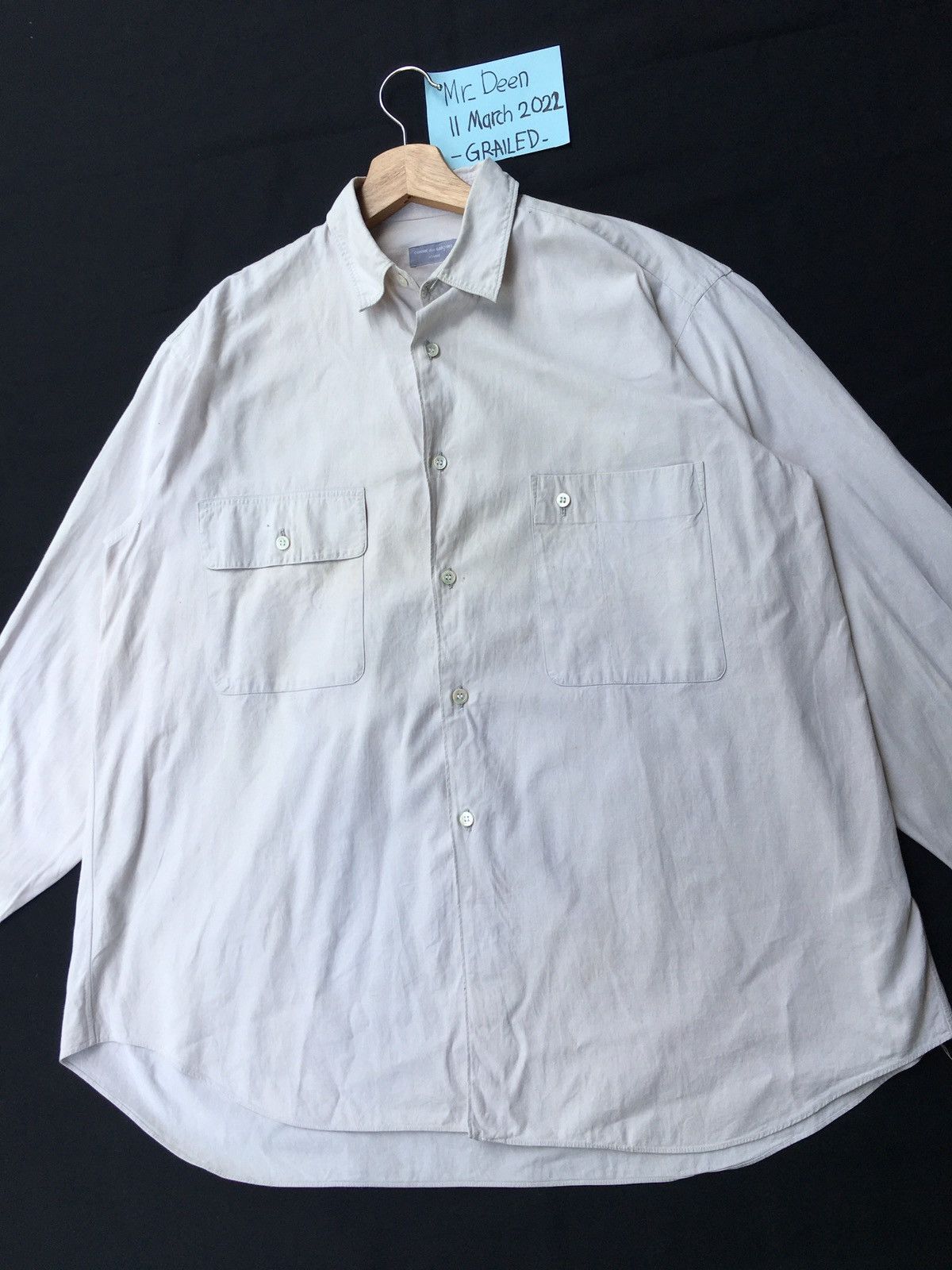 Comme des Garcons Vtg Comme Des Garcons Homme CDG Buttons Shirt Size US L / EU 52-54 / 3 - 5 Thumbnail