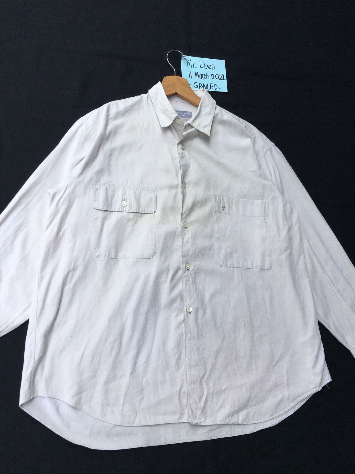 Comme des Garcons Vtg Comme Des Garcons Homme CDG Buttons Shirt Size US L / EU 52-54 / 3 - 4 Thumbnail