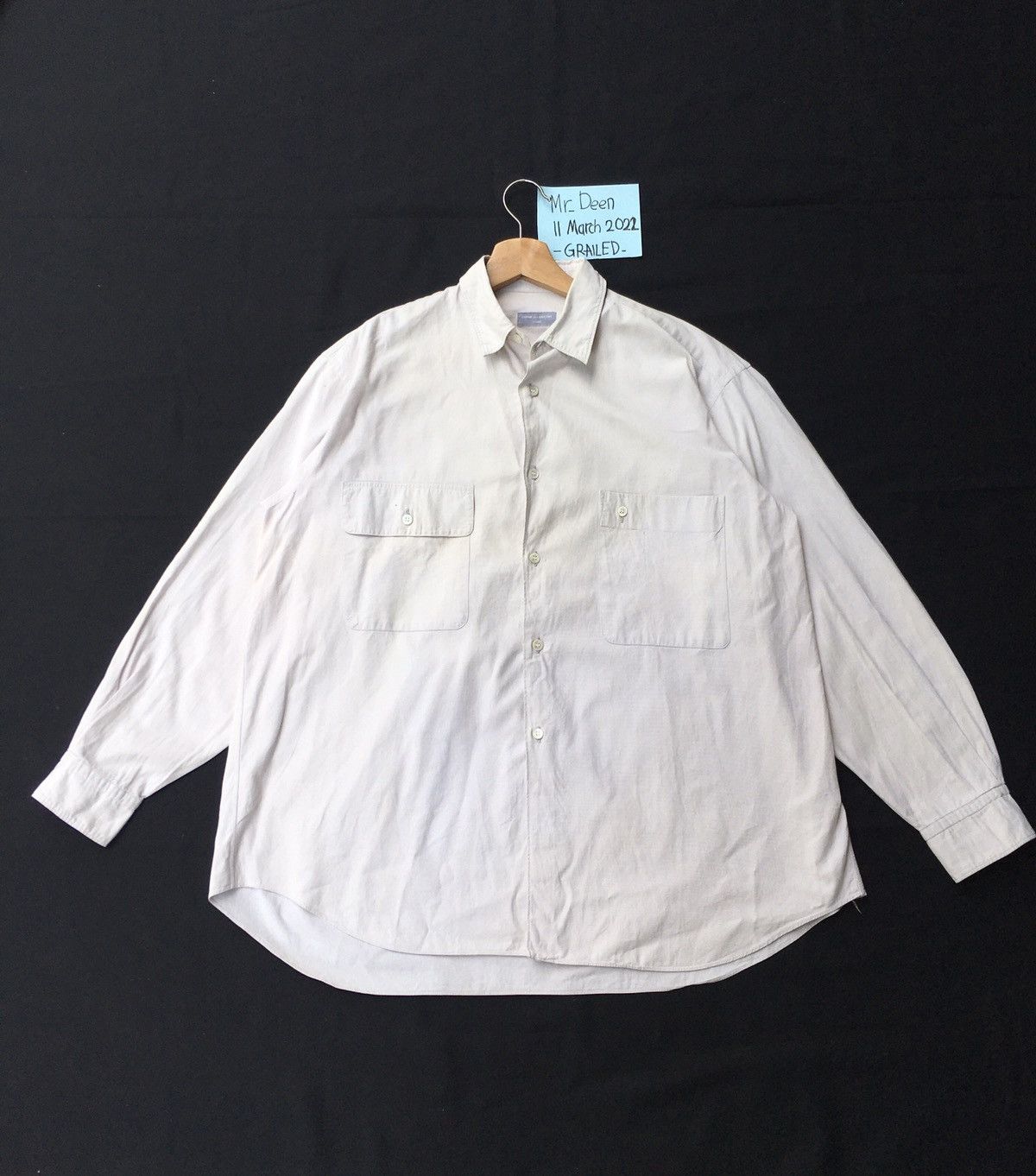 Comme des Garcons Vtg Comme Des Garcons Homme CDG Buttons Shirt Size US L / EU 52-54 / 3 - 2 Thumbnail