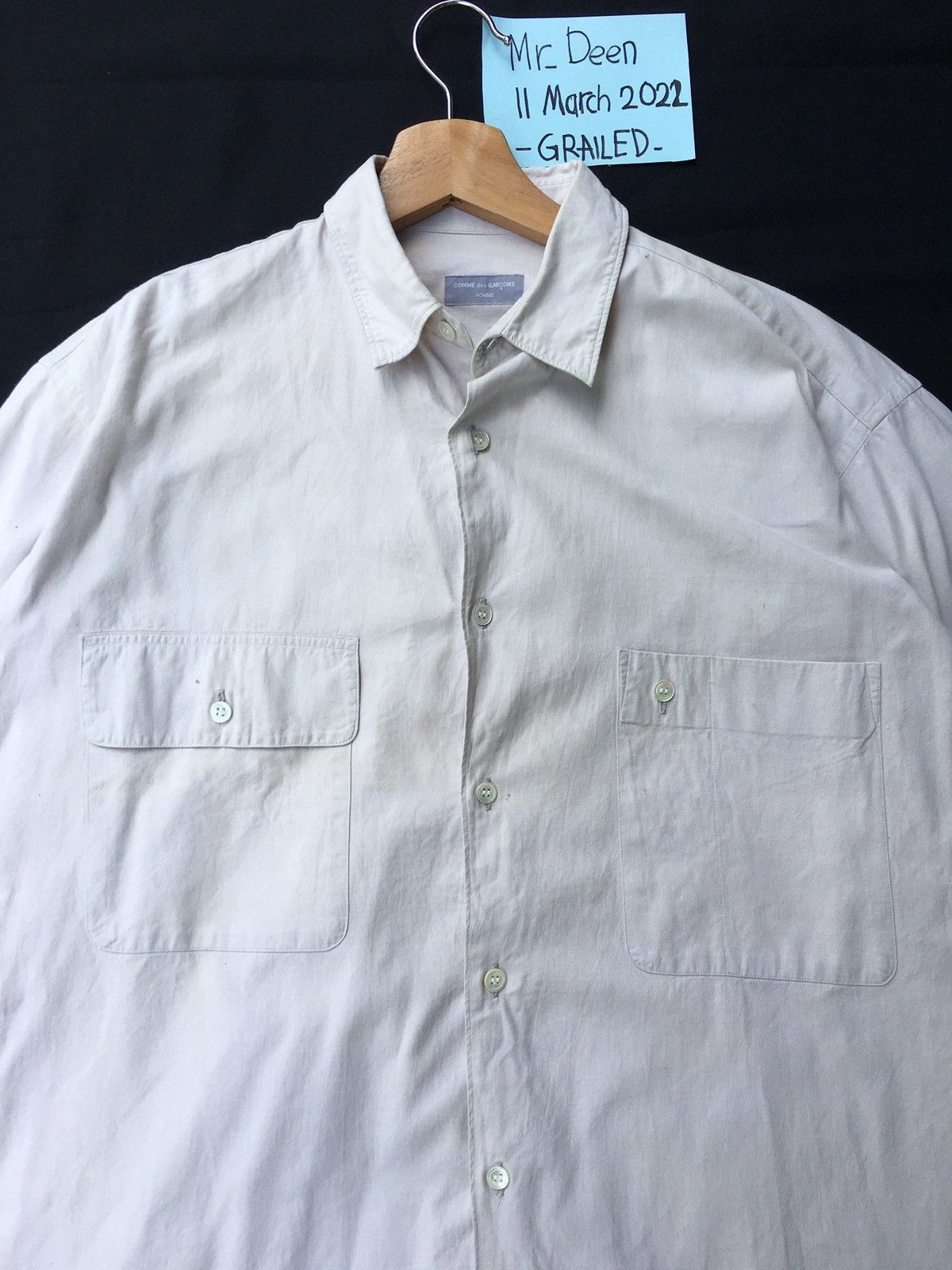 Comme des Garcons Vtg Comme Des Garcons Homme CDG Buttons Shirt Size US L / EU 52-54 / 3 - 6 Thumbnail