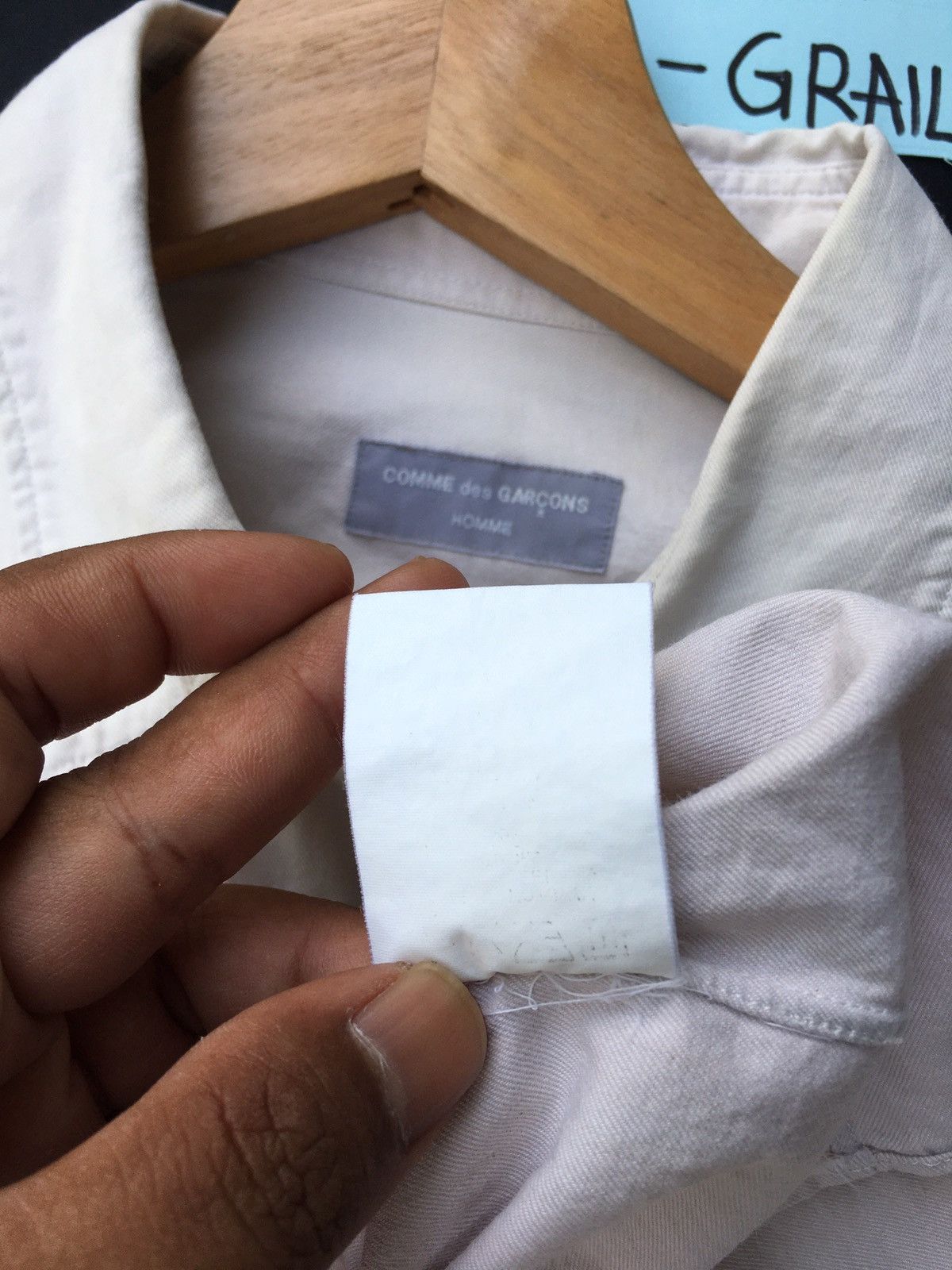 Comme des Garcons Vtg Comme Des Garcons Homme CDG Buttons Shirt Size US L / EU 52-54 / 3 - 10 Thumbnail
