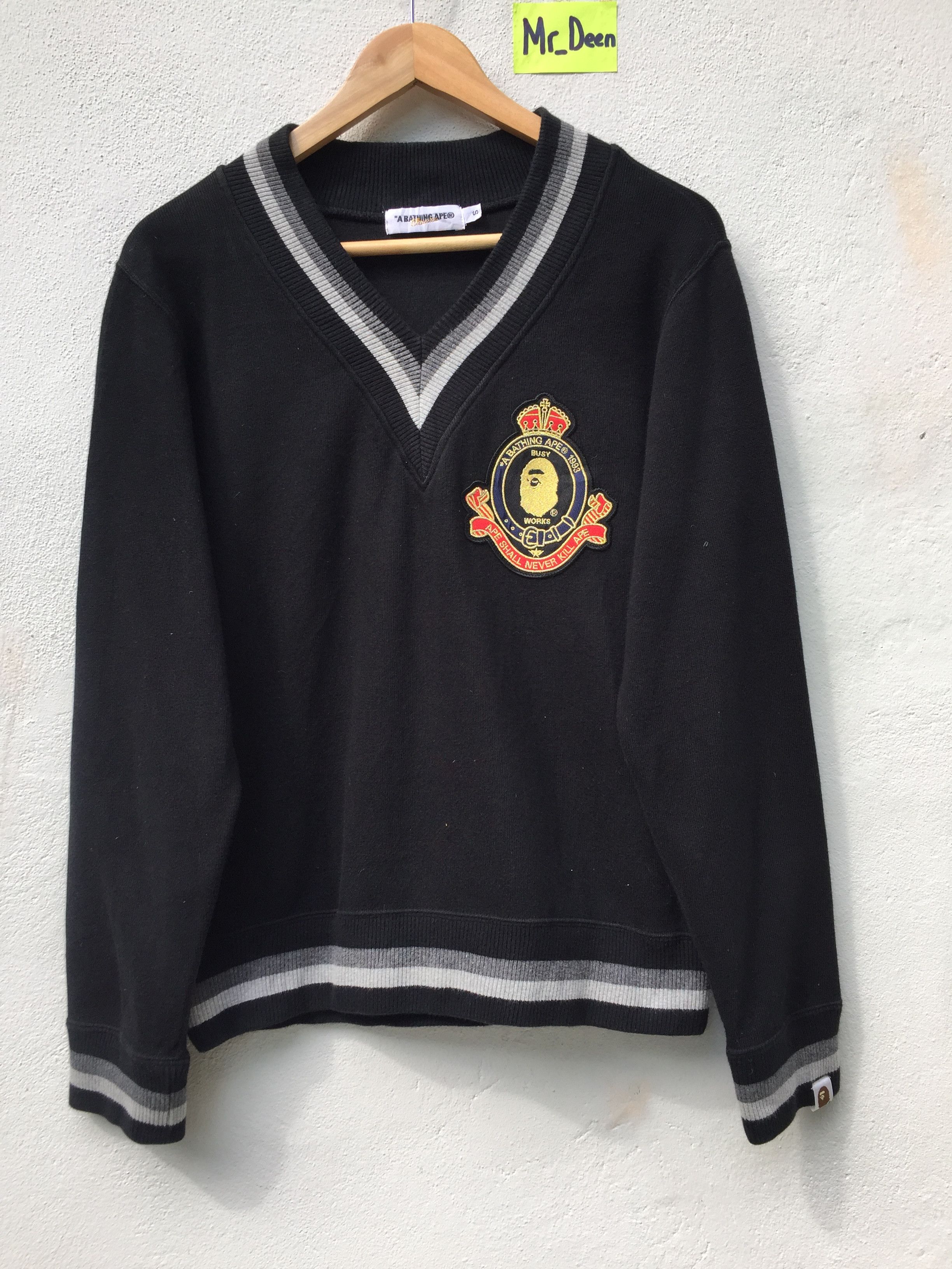 Bape BAPE High School Style Sweater Size US S / EU 44-46 / 1 - 1 Thumbnail