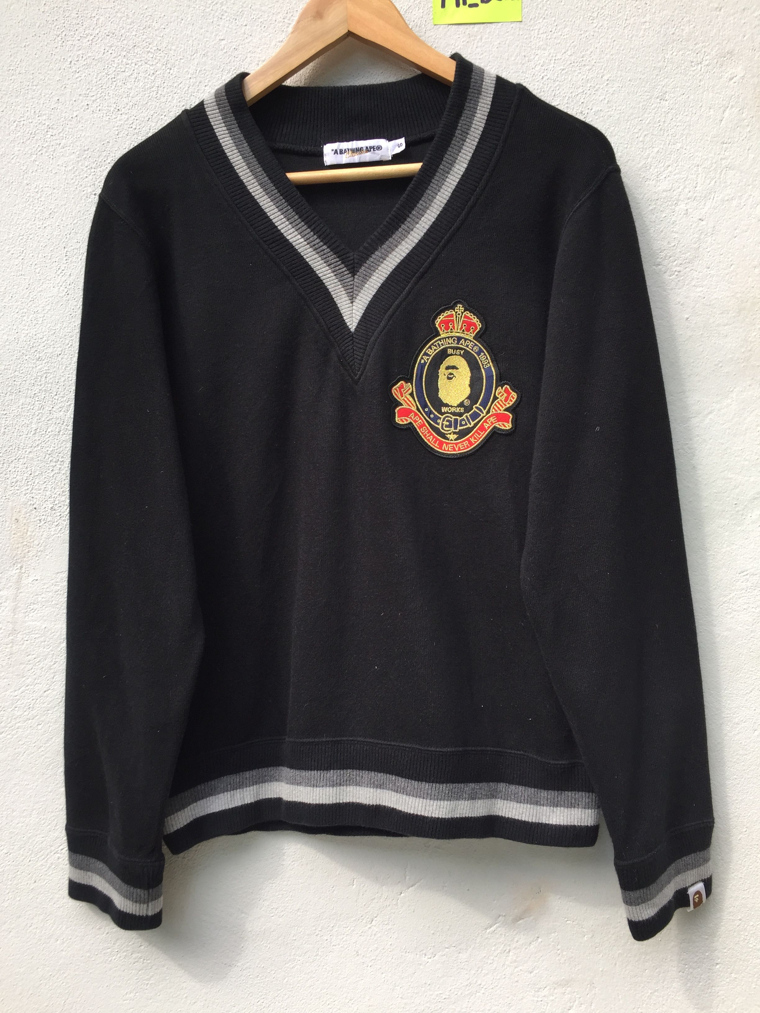 Bape BAPE High School Style Sweater Size US S / EU 44-46 / 1 - 4 Thumbnail