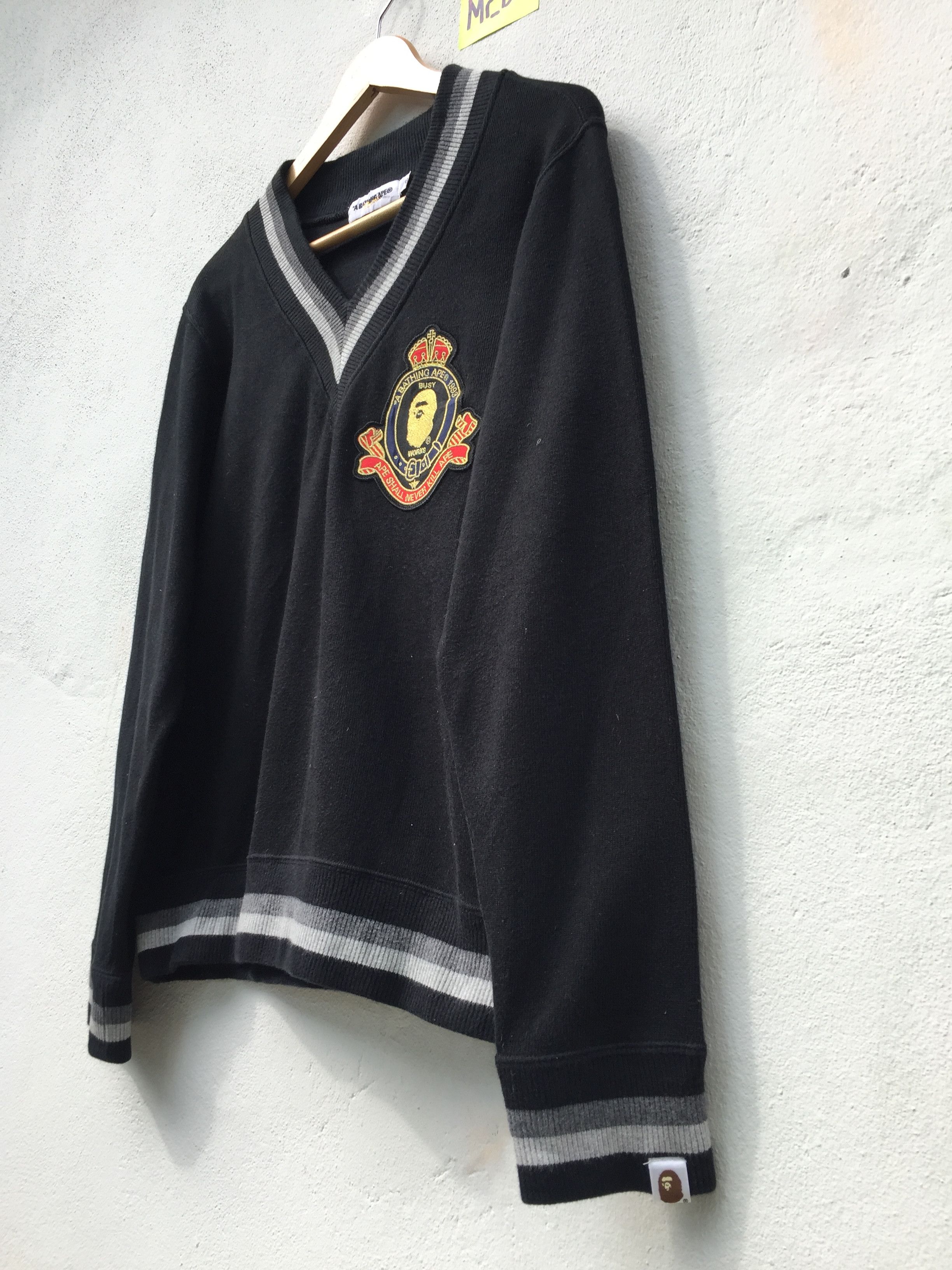 Bape BAPE High School Style Sweater Size US S / EU 44-46 / 1 - 6 Thumbnail