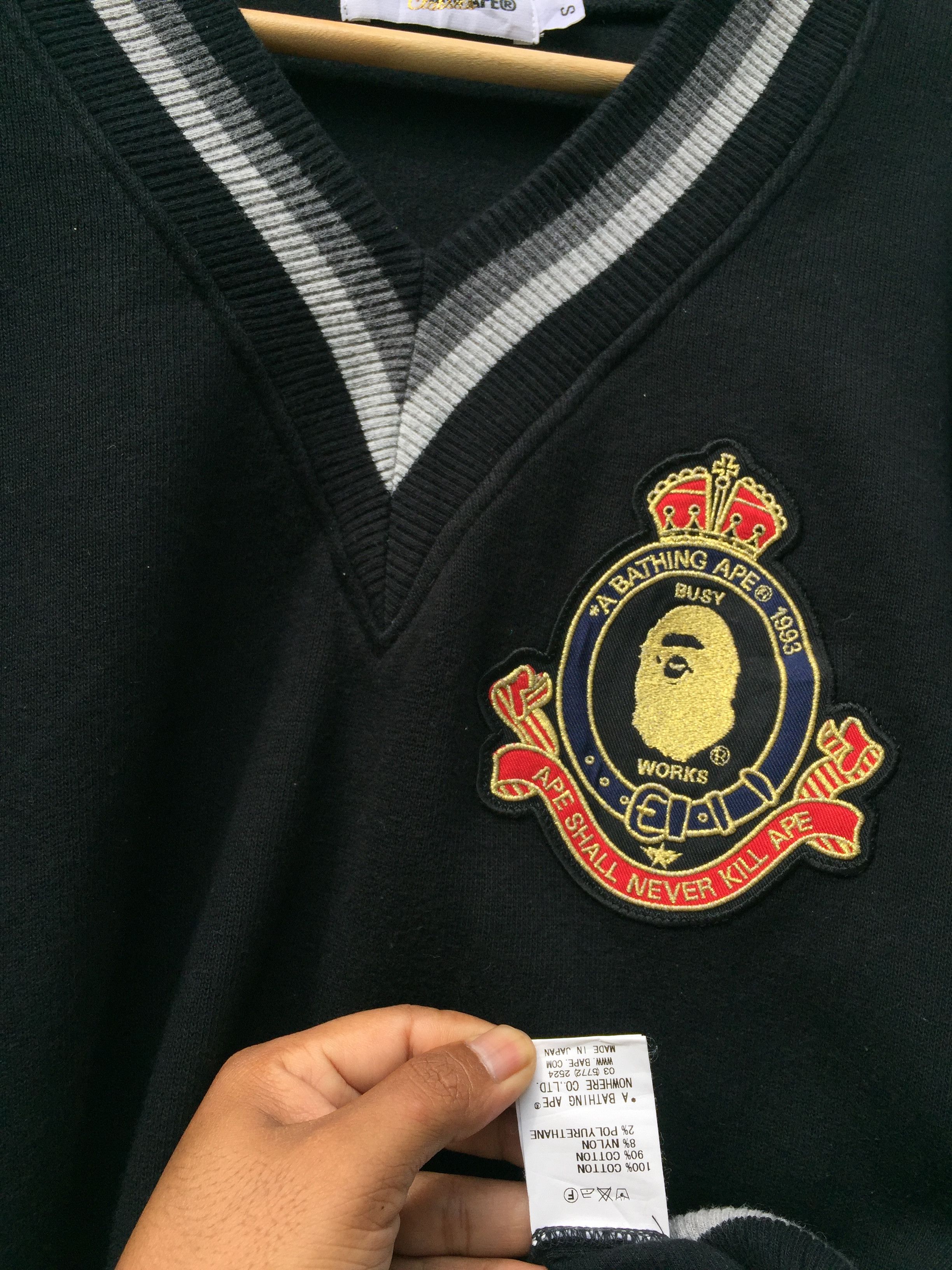 Bape BAPE High School Style Sweater Size US S / EU 44-46 / 1 - 8 Thumbnail