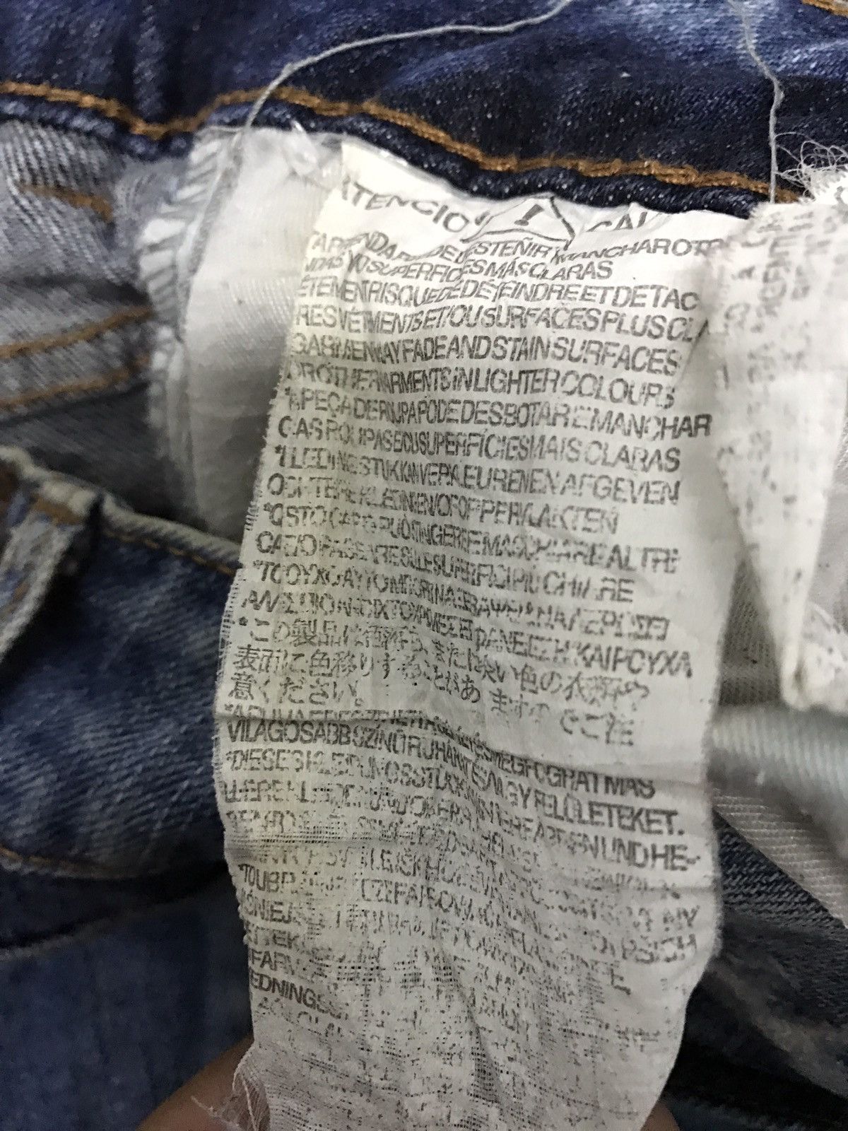 Zara Zara Distressed Denim Slim Fit Design Kurt Cobain Grunge Size US 30 / EU 46 - 13 Thumbnail