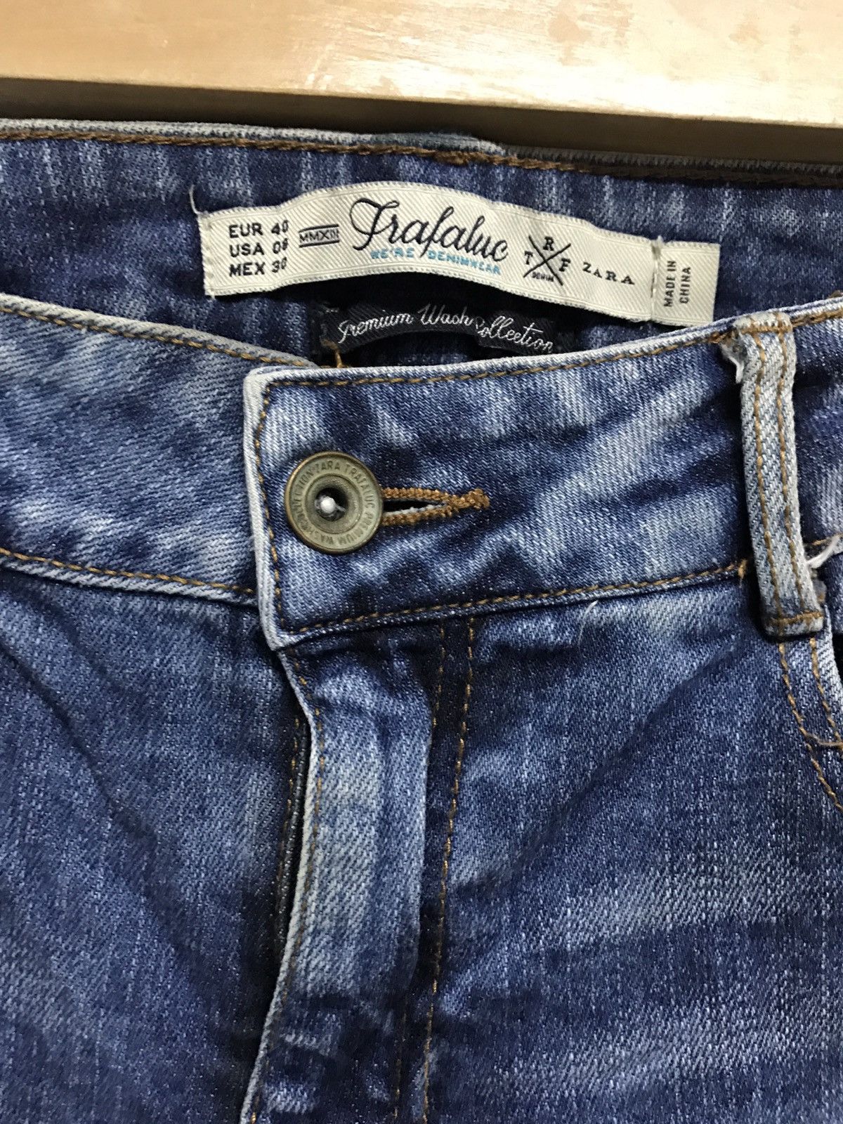 Zara Zara Distressed Denim Slim Fit Design Kurt Cobain Grunge Size US 30 / EU 46 - 10 Thumbnail