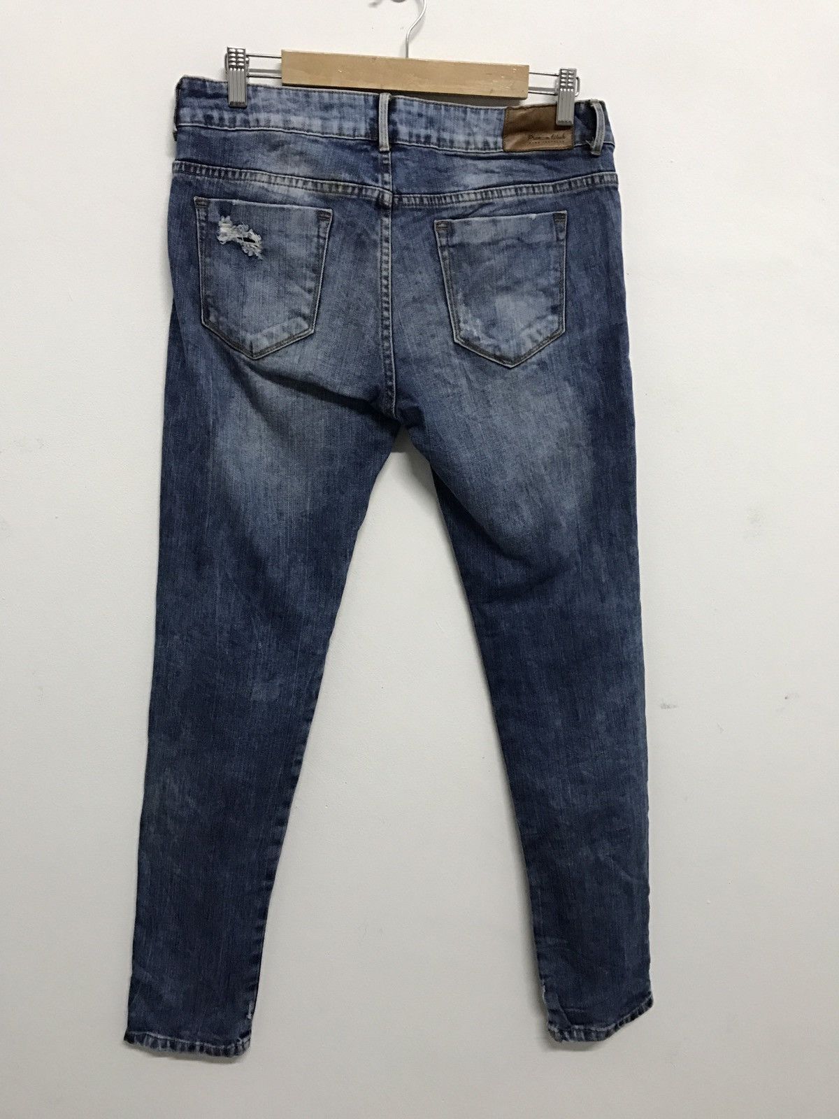 Zara Zara Distressed Denim Slim Fit Design Kurt Cobain Grunge Size US 30 / EU 46 - 3 Thumbnail