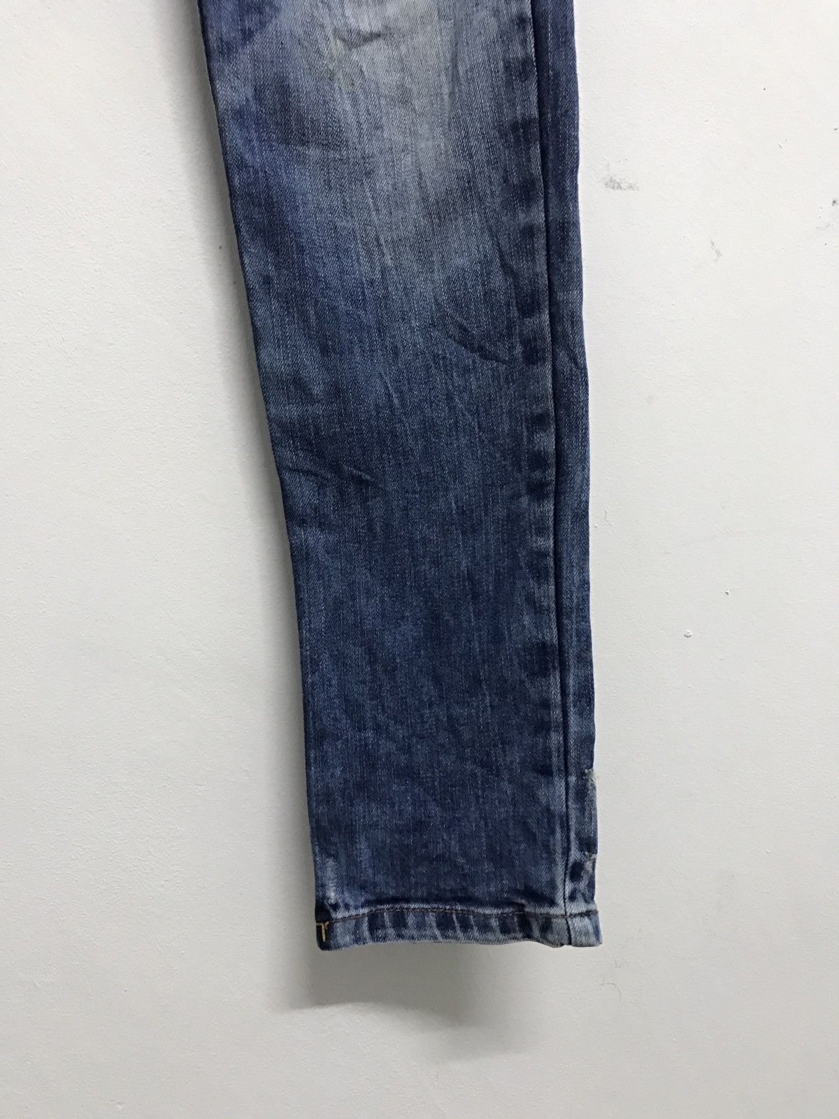 Zara Zara Distressed Denim Slim Fit Design Kurt Cobain Grunge Size US 30 / EU 46 - 6 Thumbnail