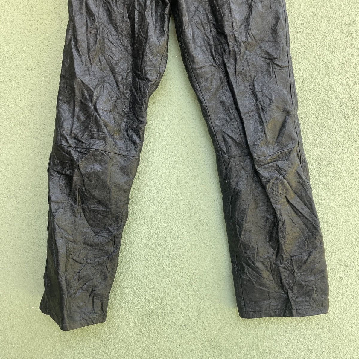 Vintage Vintage Non Grade 5 Pocket Leather Pants Size US 30 / EU 46 - 5 Thumbnail