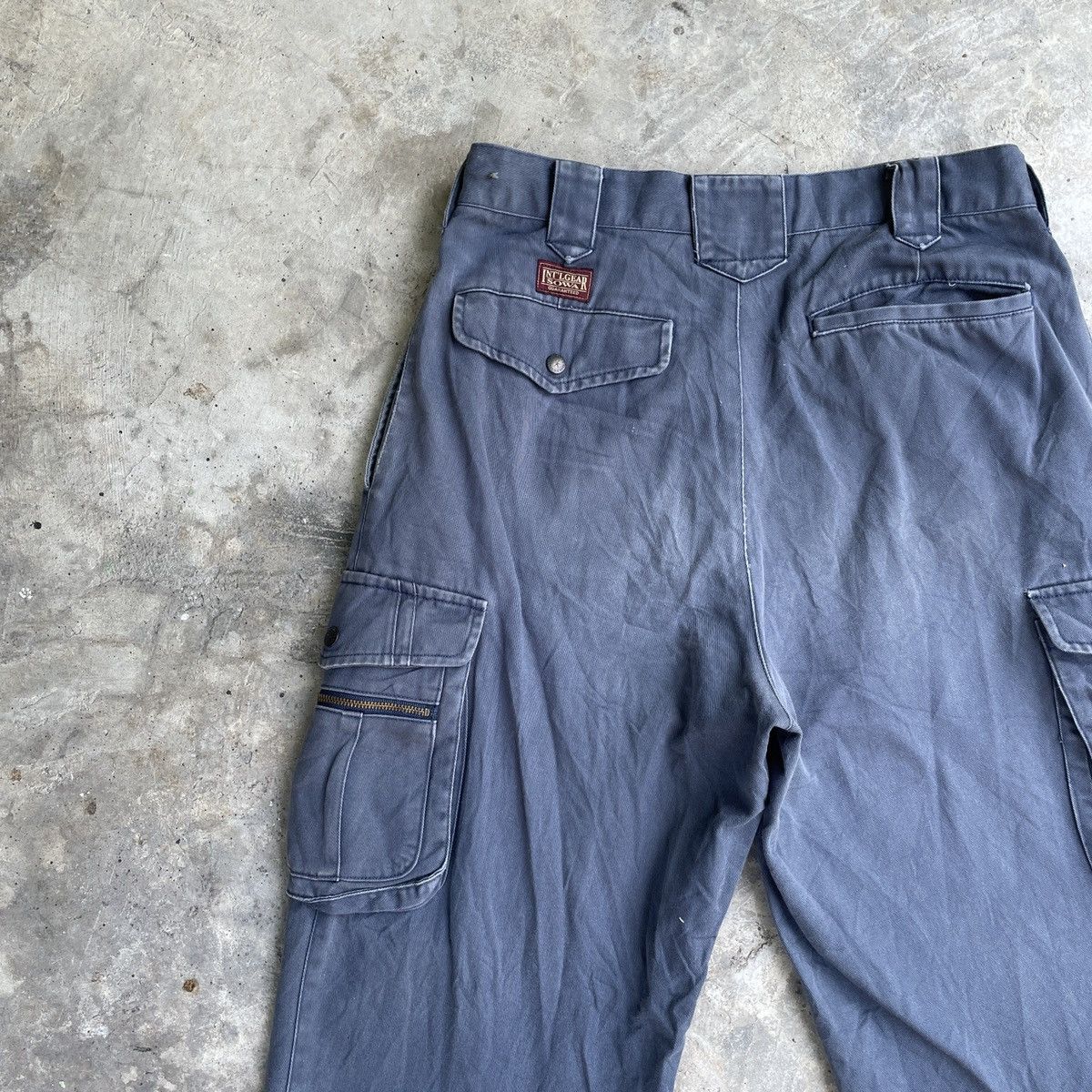 Japanese Brand Vtg INT’L Gear Sowa Utility Tactical Multipocket Cargo Pants Size US 30 / EU 46 - 11 Thumbnail