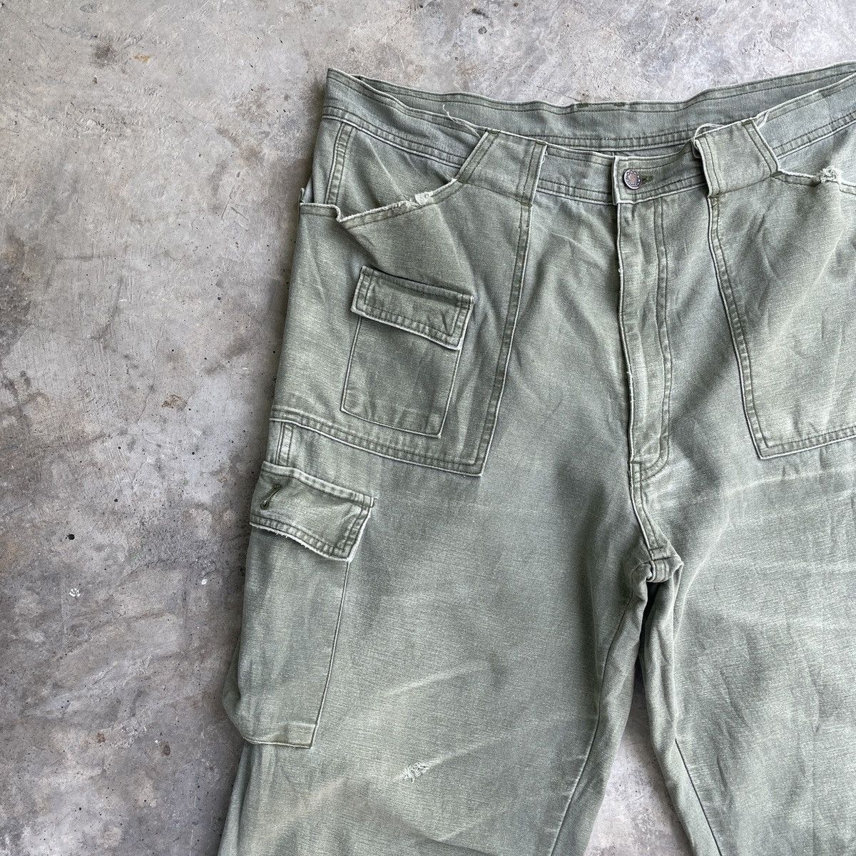 Japanese Brand Japanese Vintage Utility Tactical 7 Pocket Cargo Pants Size US 34 / EU 50 - 4 Thumbnail