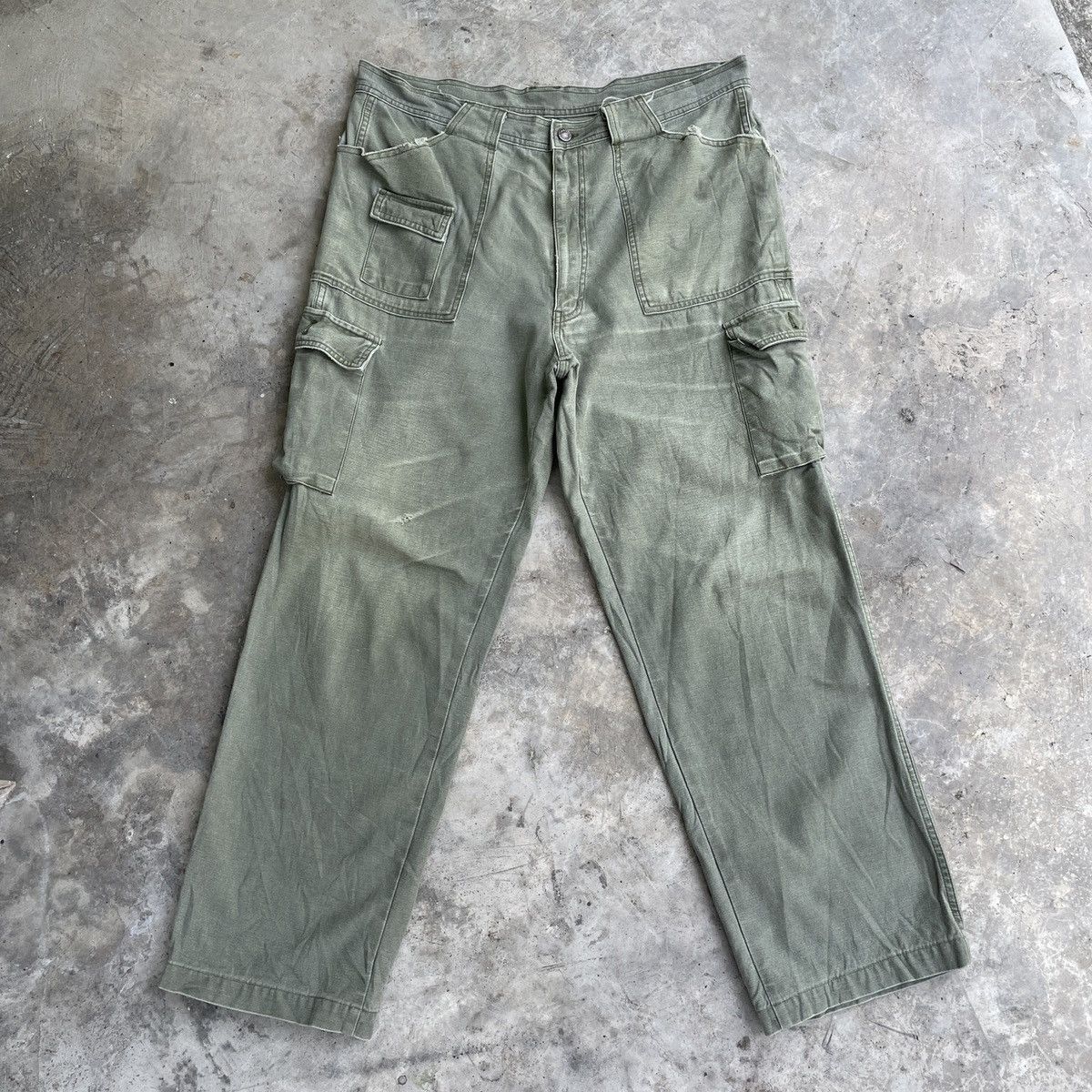 Japanese Brand Japanese Vintage Utility Tactical 7 Pocket Cargo Pants Size US 34 / EU 50 - 1 Thumbnail