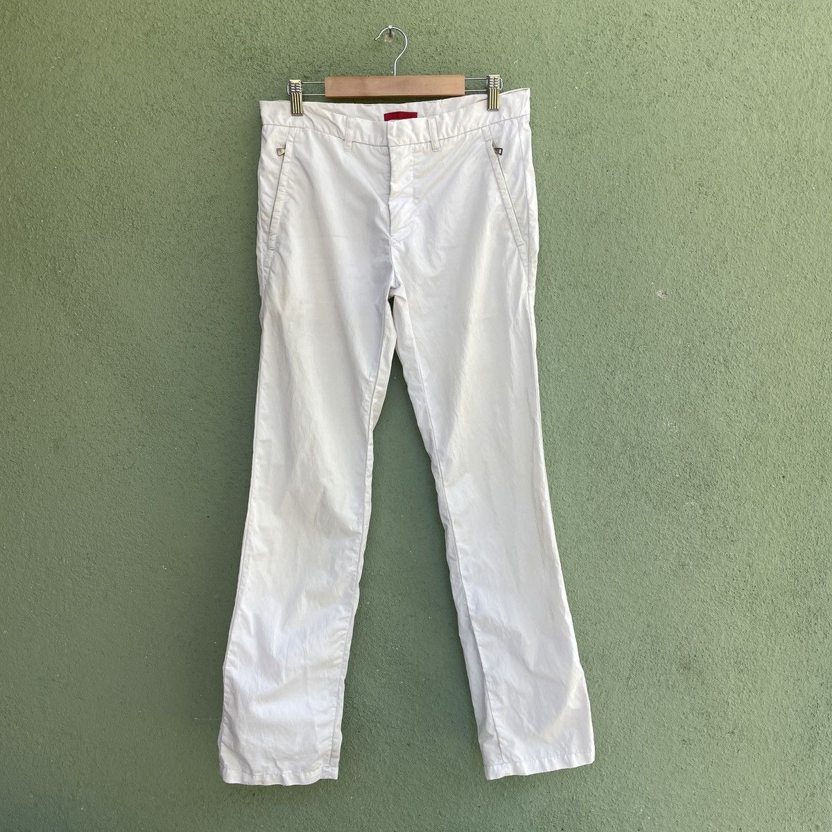 Prada Vintage PRADA Made In Italy 5 Pocket Casual Pants 31X31 Size US 31 - 1 Thumbnail