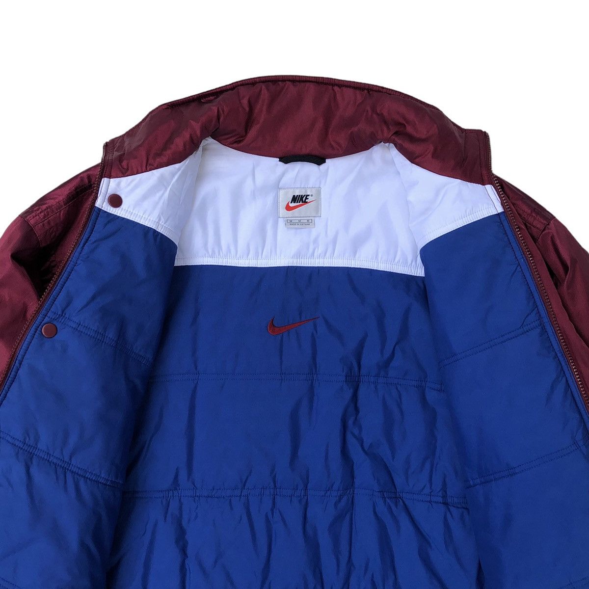 Nike 🔥Vintage 90s Nike Big Swoosh Coach Jacket Size US M / EU 48-50 / 2 - 12 Thumbnail