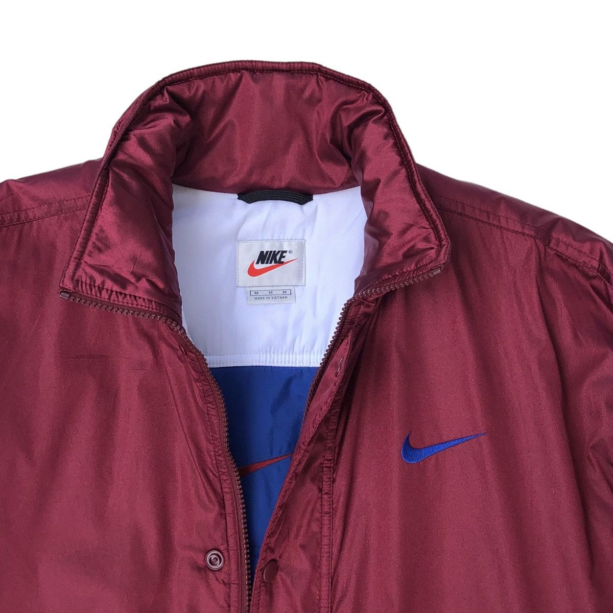 Nike 🔥Vintage 90s Nike Big Swoosh Coach Jacket Size US M / EU 48-50 / 2 - 10 Thumbnail