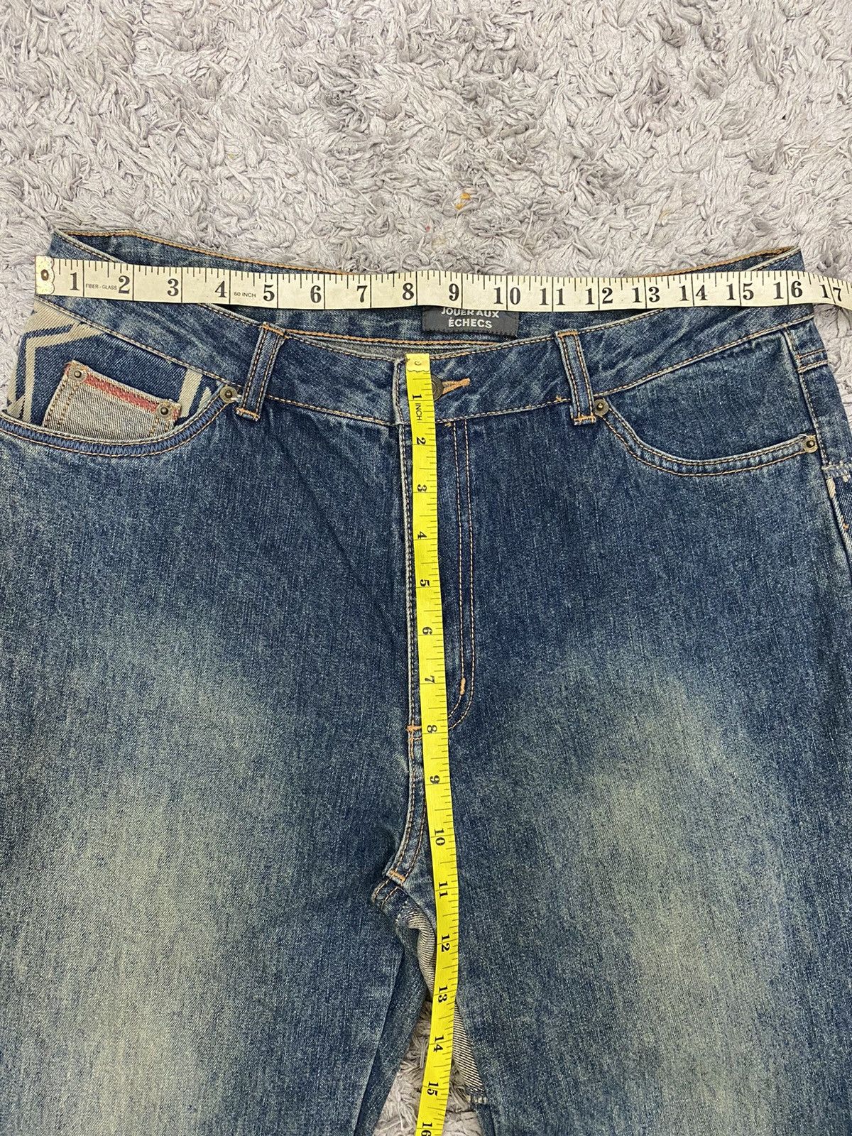 Japanese Brand Flared 🔥🔥 Vintage Japanese Jouer Aux Flare Denim Pant Size 32" / US 10 / IT 46 - 9 Thumbnail