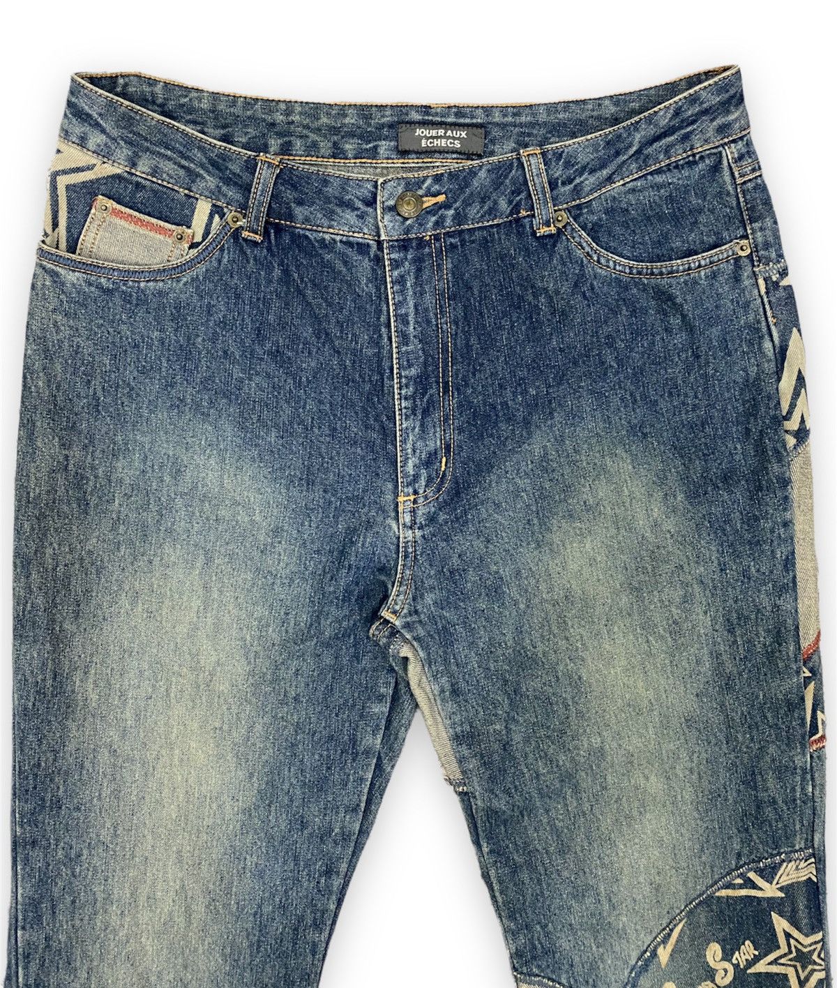 Japanese Brand Flared 🔥🔥 Vintage Japanese Jouer Aux Flare Denim Pant Size 32" / US 10 / IT 46 - 5 Thumbnail