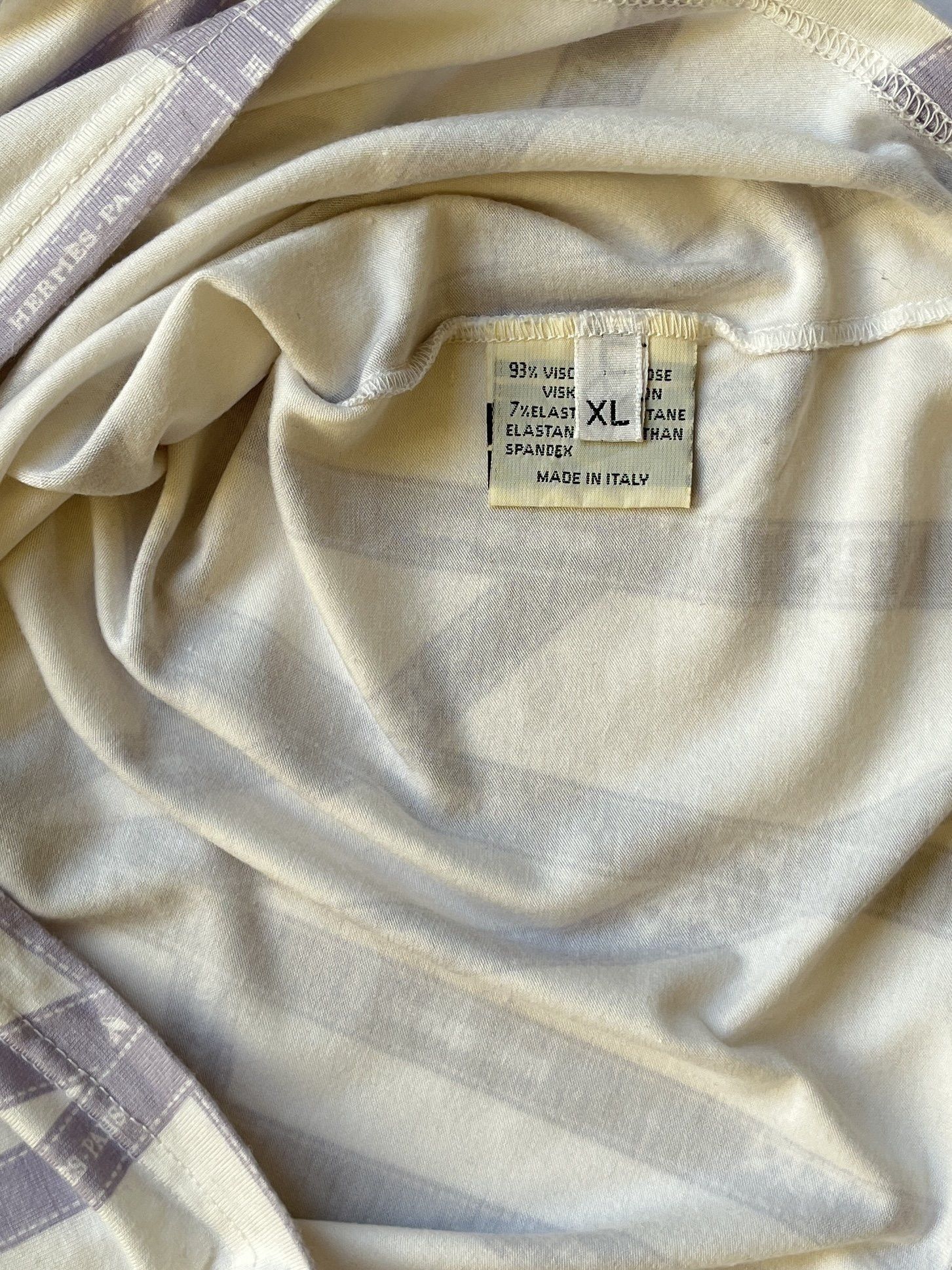 Hermes ⚡️QUICK SALE⚡️Hermès by Margiela White & Lilac Ribbons Tank Size M / US 6-8 / IT 42-44 - 4 Thumbnail