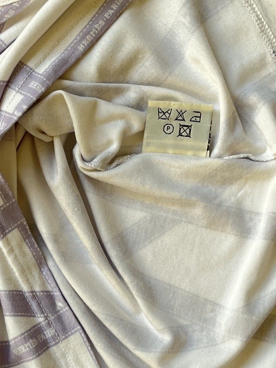 Hermes ⚡️QUICK SALE⚡️Hermès by Margiela White & Lilac Ribbons Tank Size M / US 6-8 / IT 42-44 - 5 Thumbnail