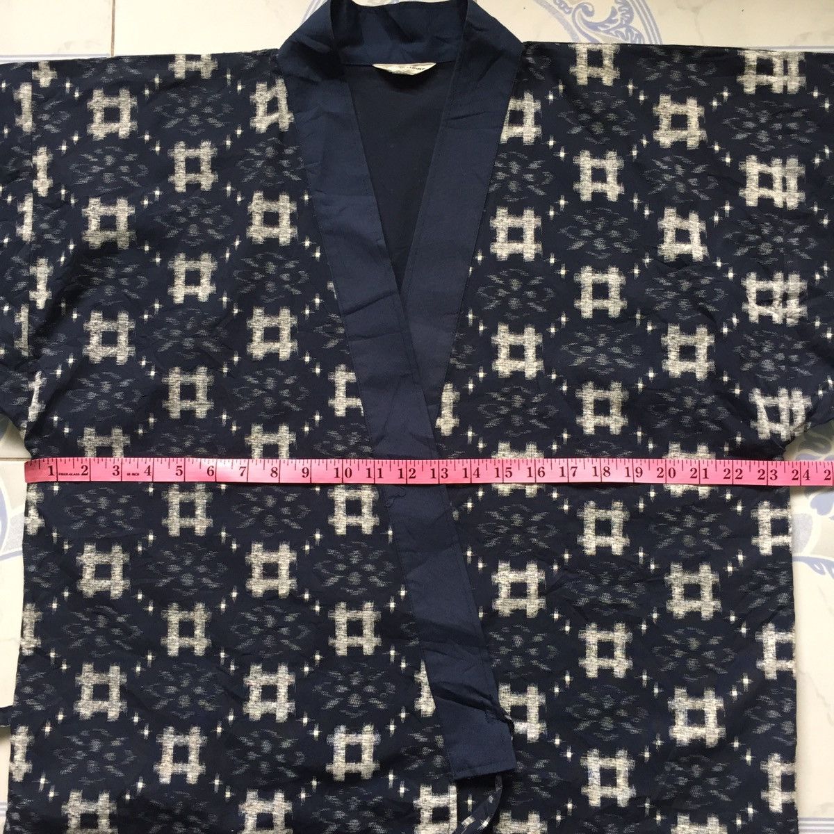 Japanese Brand Dark Blue Kimono # Deco By Arbe Chitose MADE IN JAPAN Size US L / EU 52-54 / 3 - 13 Thumbnail