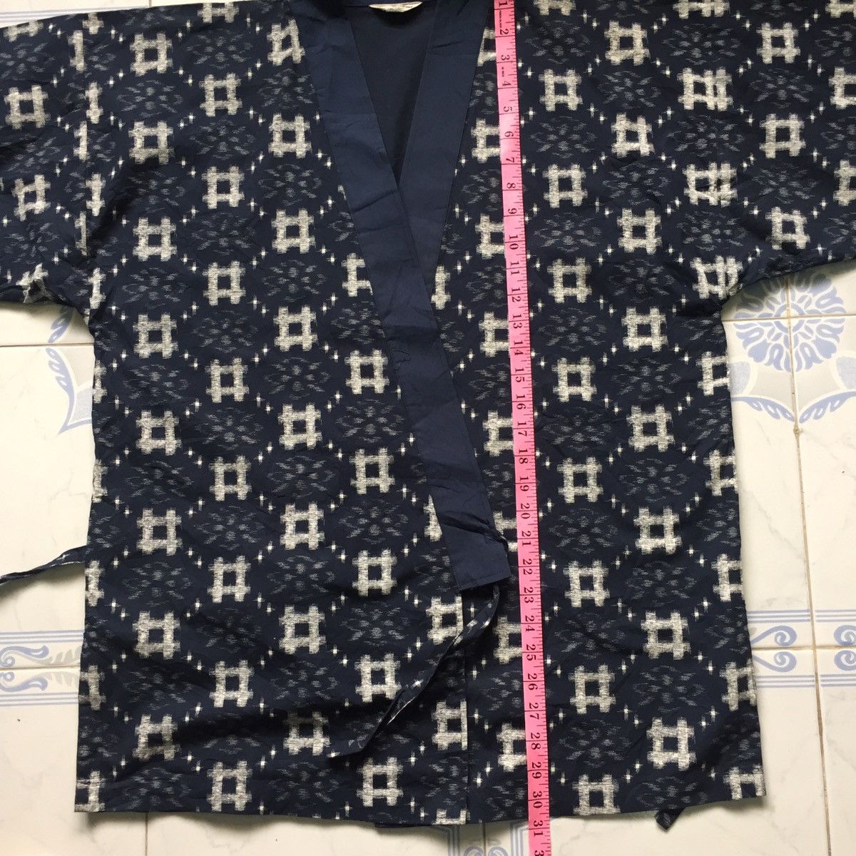 Japanese Brand Dark Blue Kimono # Deco By Arbe Chitose MADE IN JAPAN Size US L / EU 52-54 / 3 - 14 Thumbnail