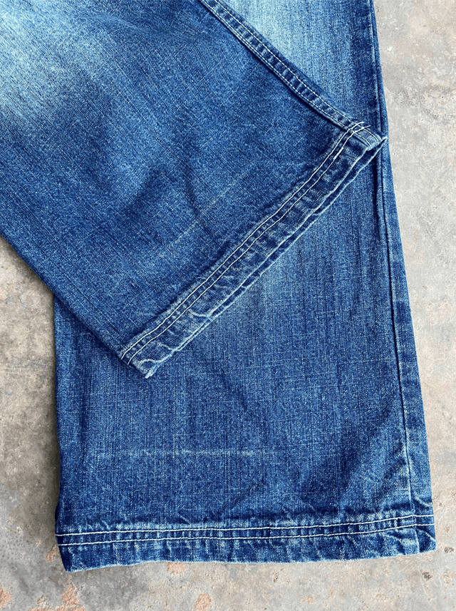 Other RARE🔥Baggy Denim Mukawear Printed Streetwear Design Size US 30 / EU 46 - 10 Thumbnail