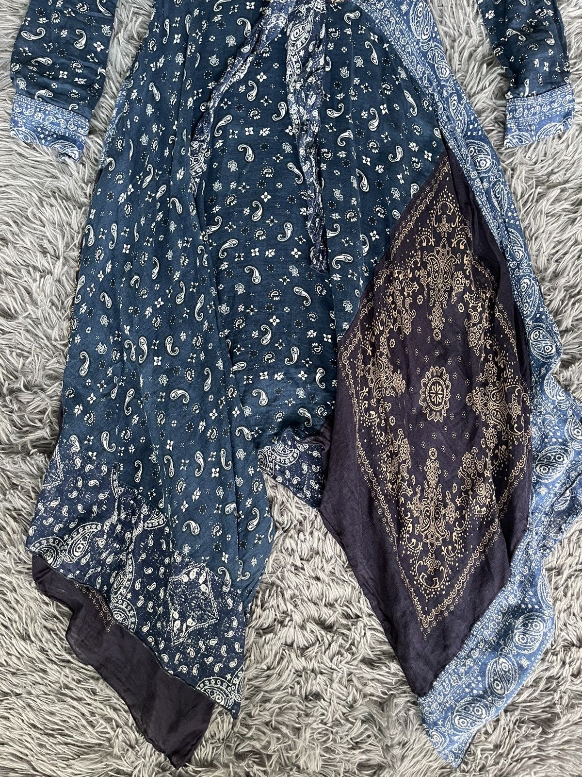 Diesel × Vintage Diesel Y2K bandana print avant garde dress (298$ RRP) Size XS / US 0-2 / IT 36-38 - 3 Thumbnail