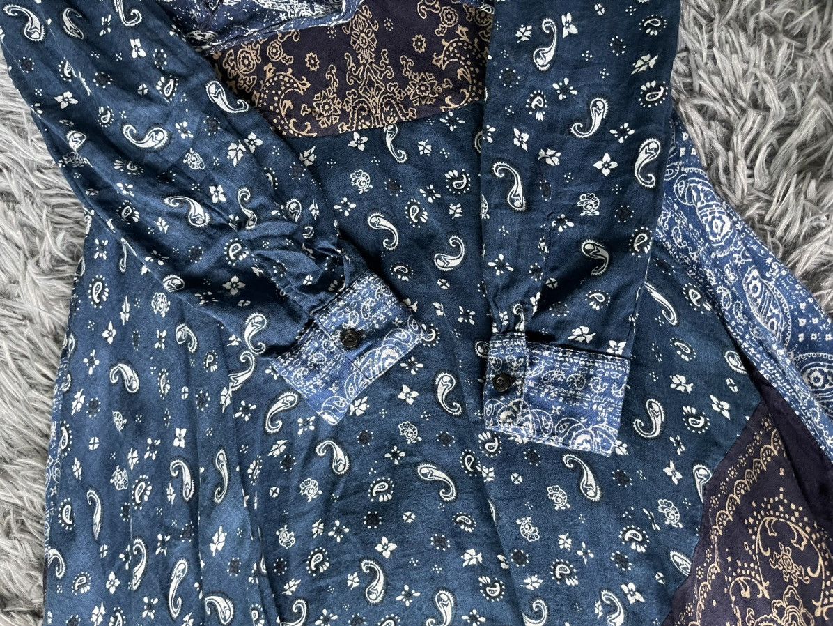 Diesel × Vintage Diesel Y2K bandana print avant garde dress (298$ RRP) Size XS / US 0-2 / IT 36-38 - 6 Thumbnail