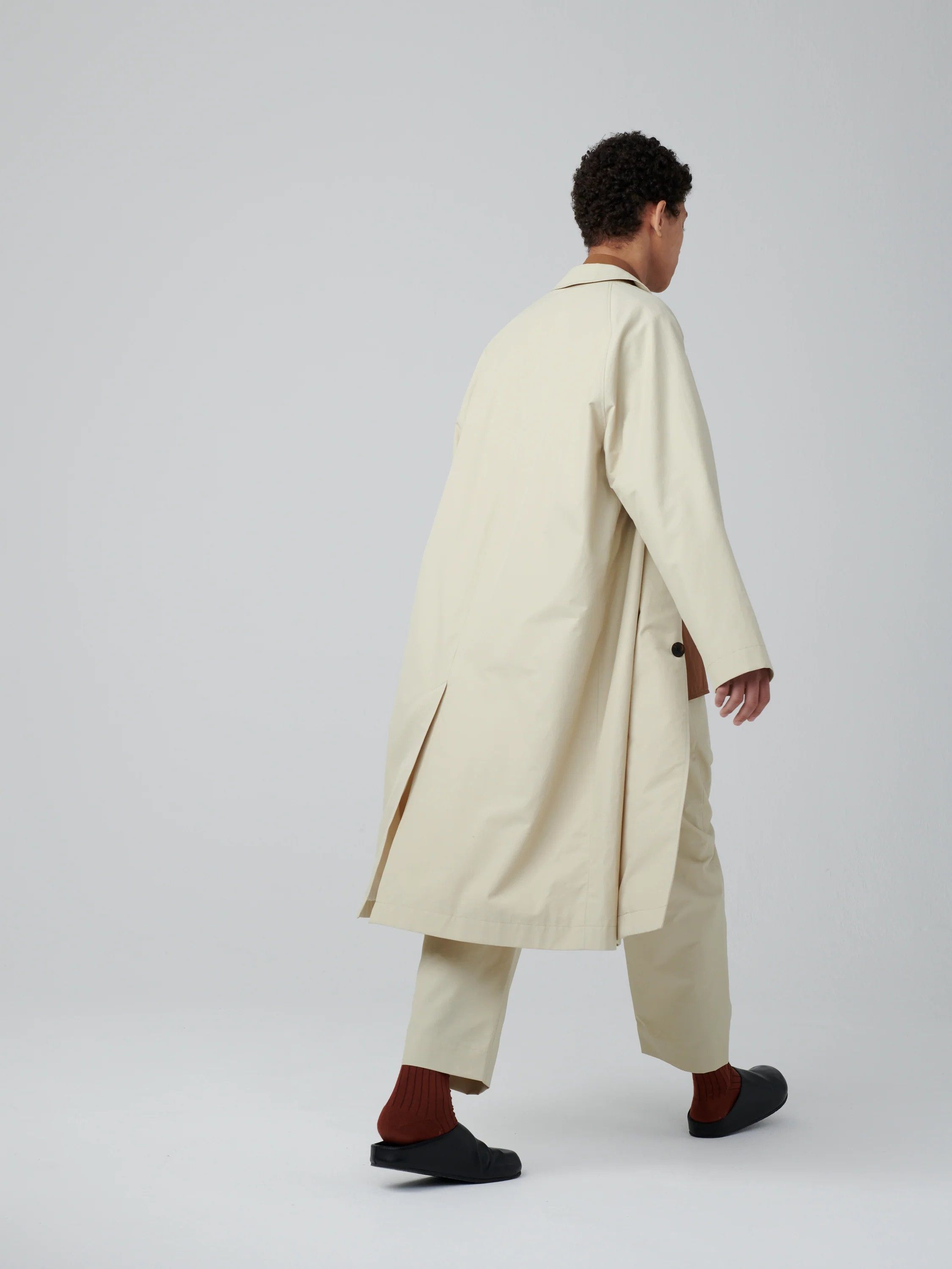 Studio Nicholson Studio Nicholson Ventus Oversized Classic Mac - Porcelin Size US L / EU 52-54 / 3 - 2 Thumbnail