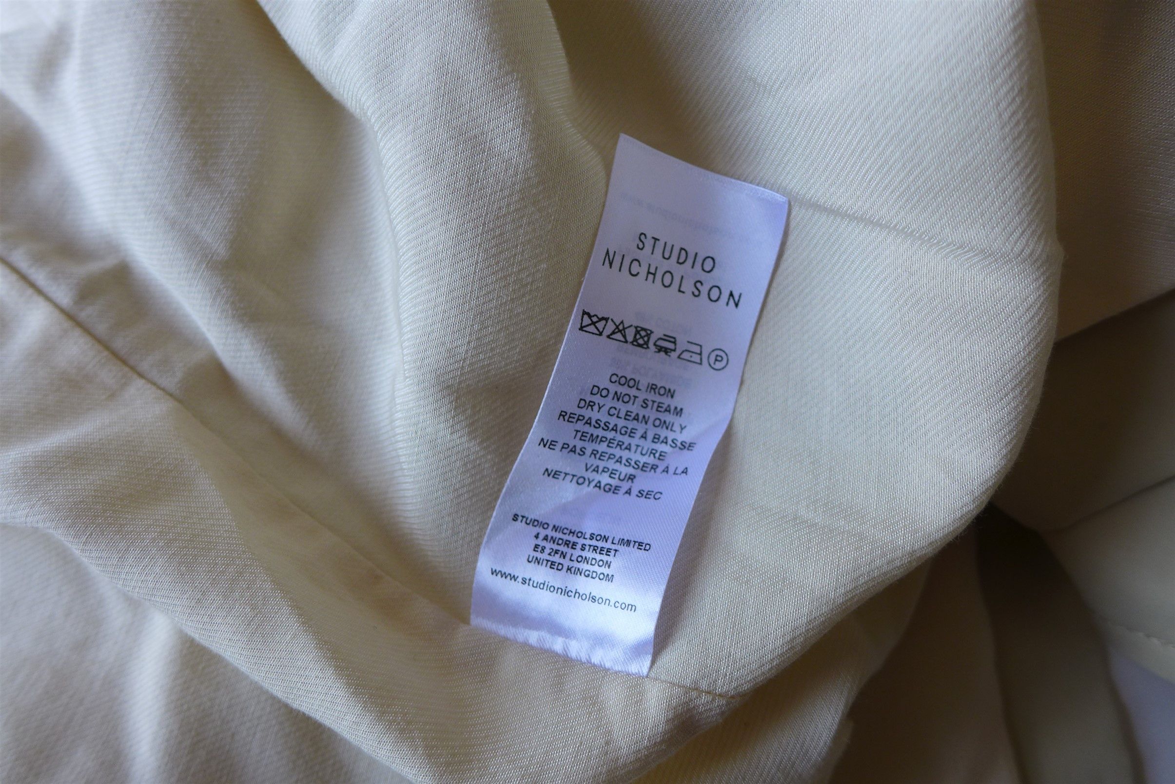 Studio Nicholson Studio Nicholson Ventus Oversized Classic Mac - Porcelin Size US L / EU 52-54 / 3 - 16 Thumbnail