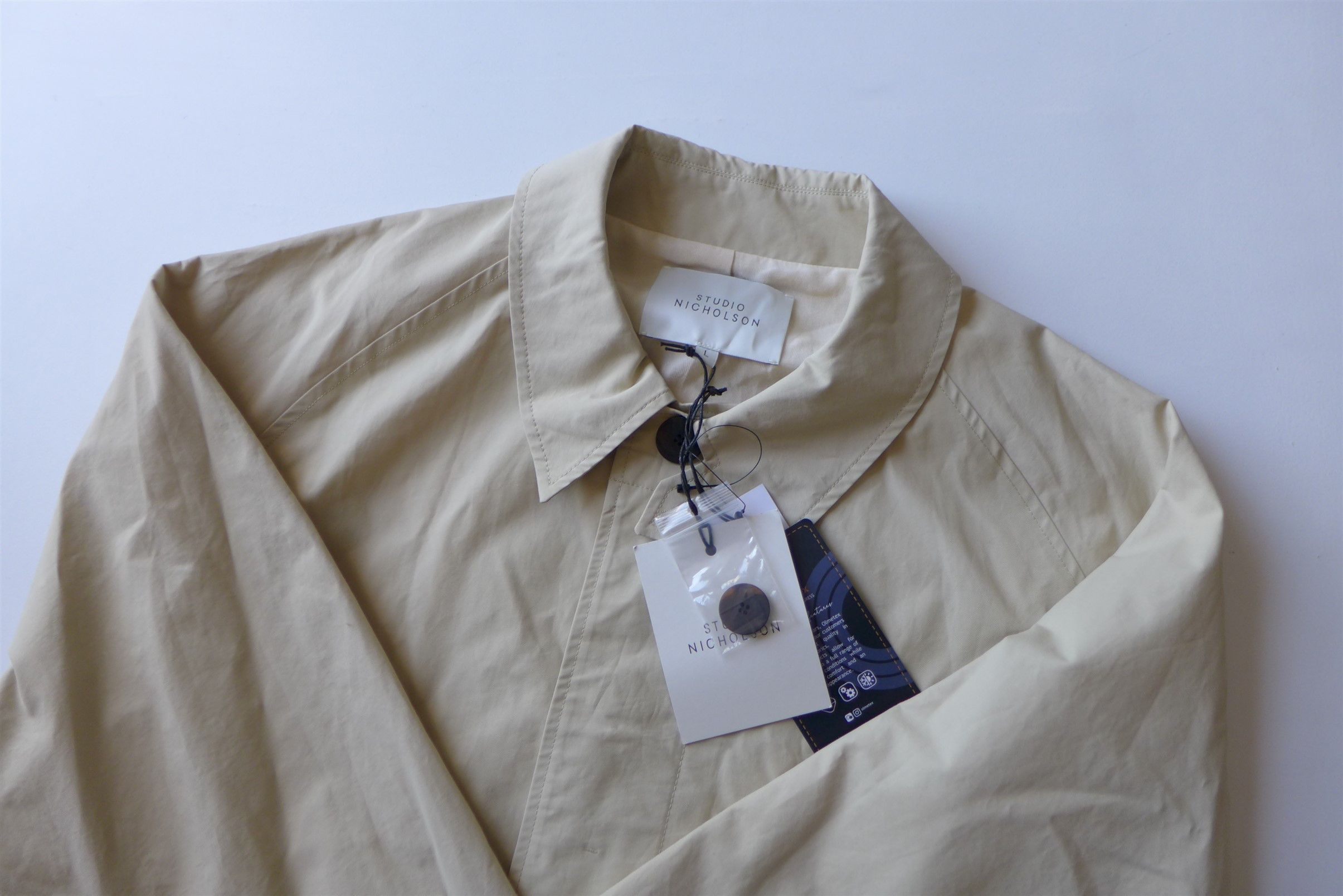Studio Nicholson Studio Nicholson Ventus Oversized Classic Mac - Porcelin Size US L / EU 52-54 / 3 - 8 Thumbnail